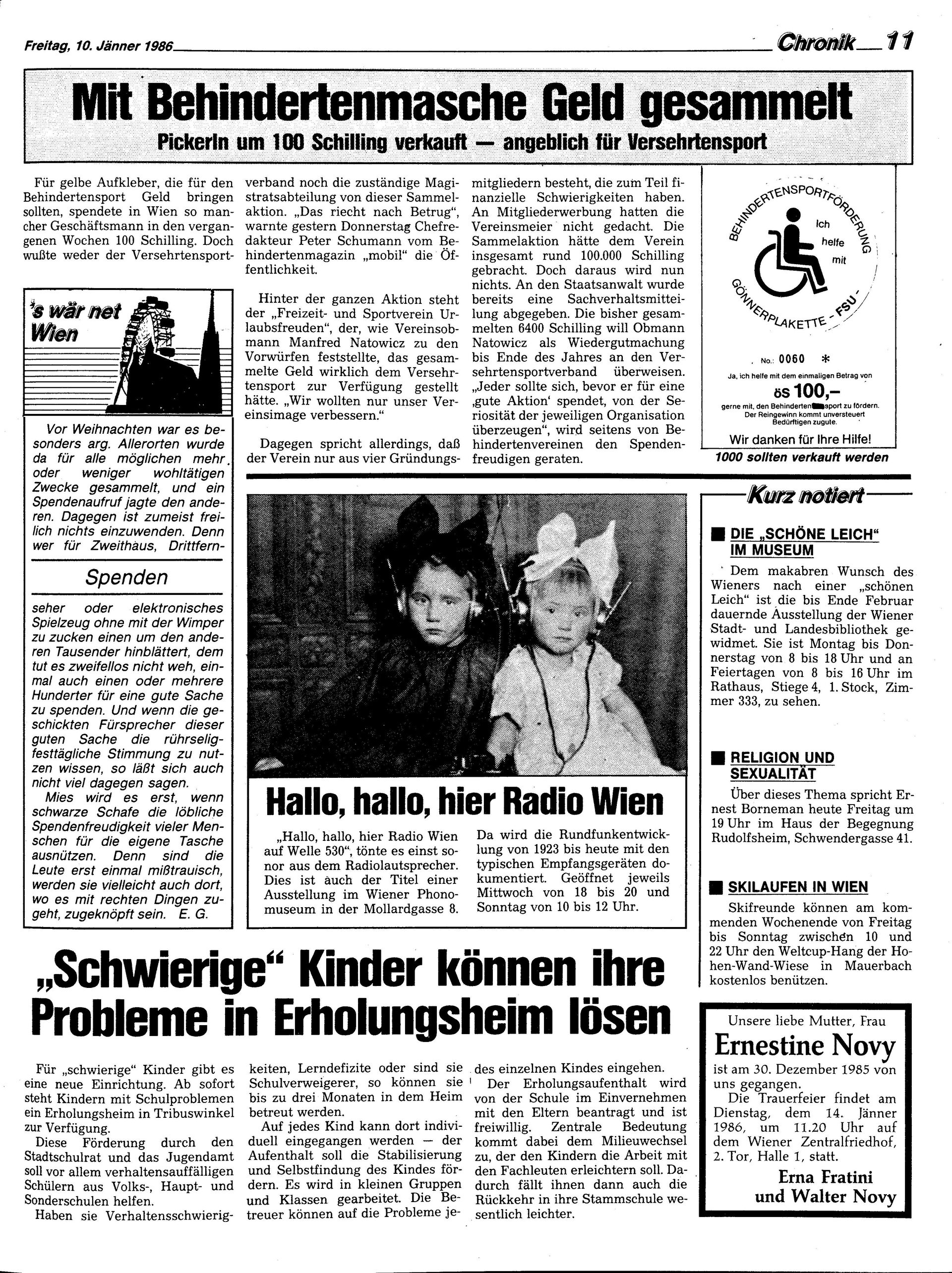 Ausgabe Fr. 10.01.1986, Seite 11