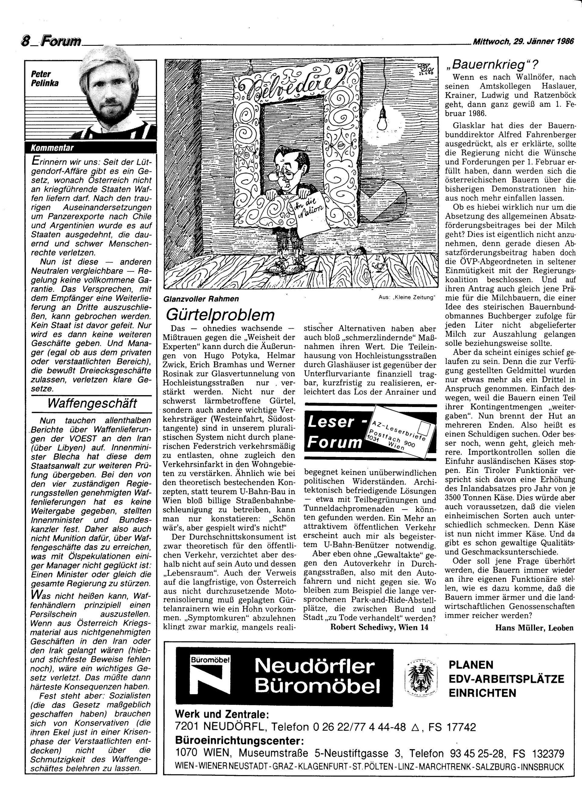 Ausgabe Mi. 29.01.1986, Seite 8