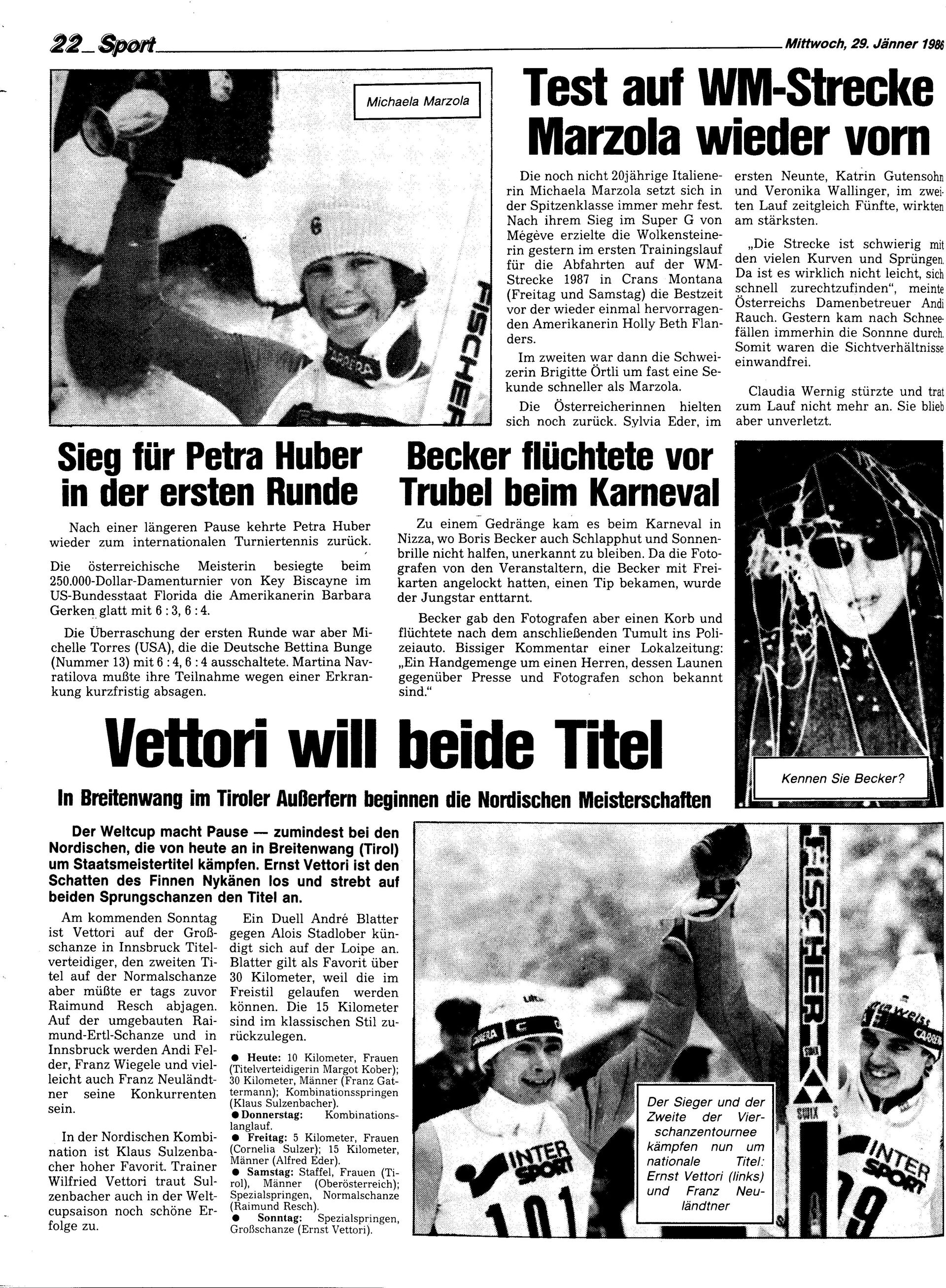 Ausgabe Mi. 29.01.1986, Seite 22