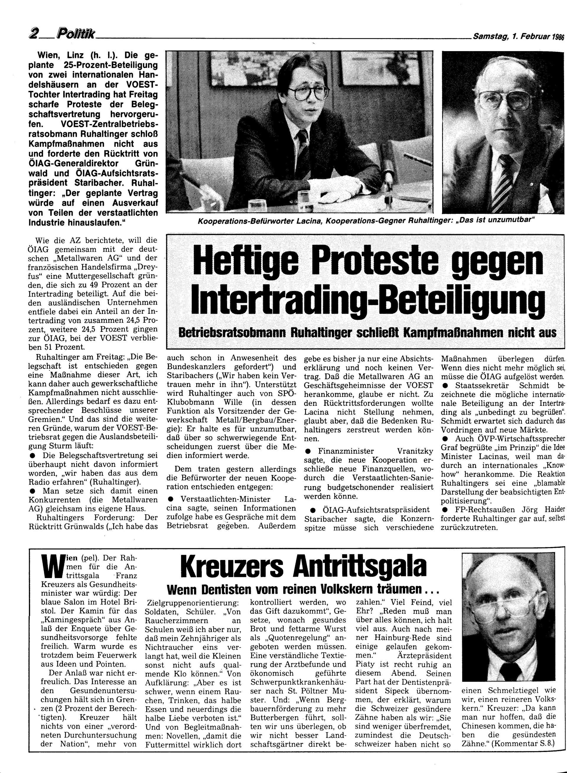 Ausgabe Sa. 01.02.1986, Seite 2
