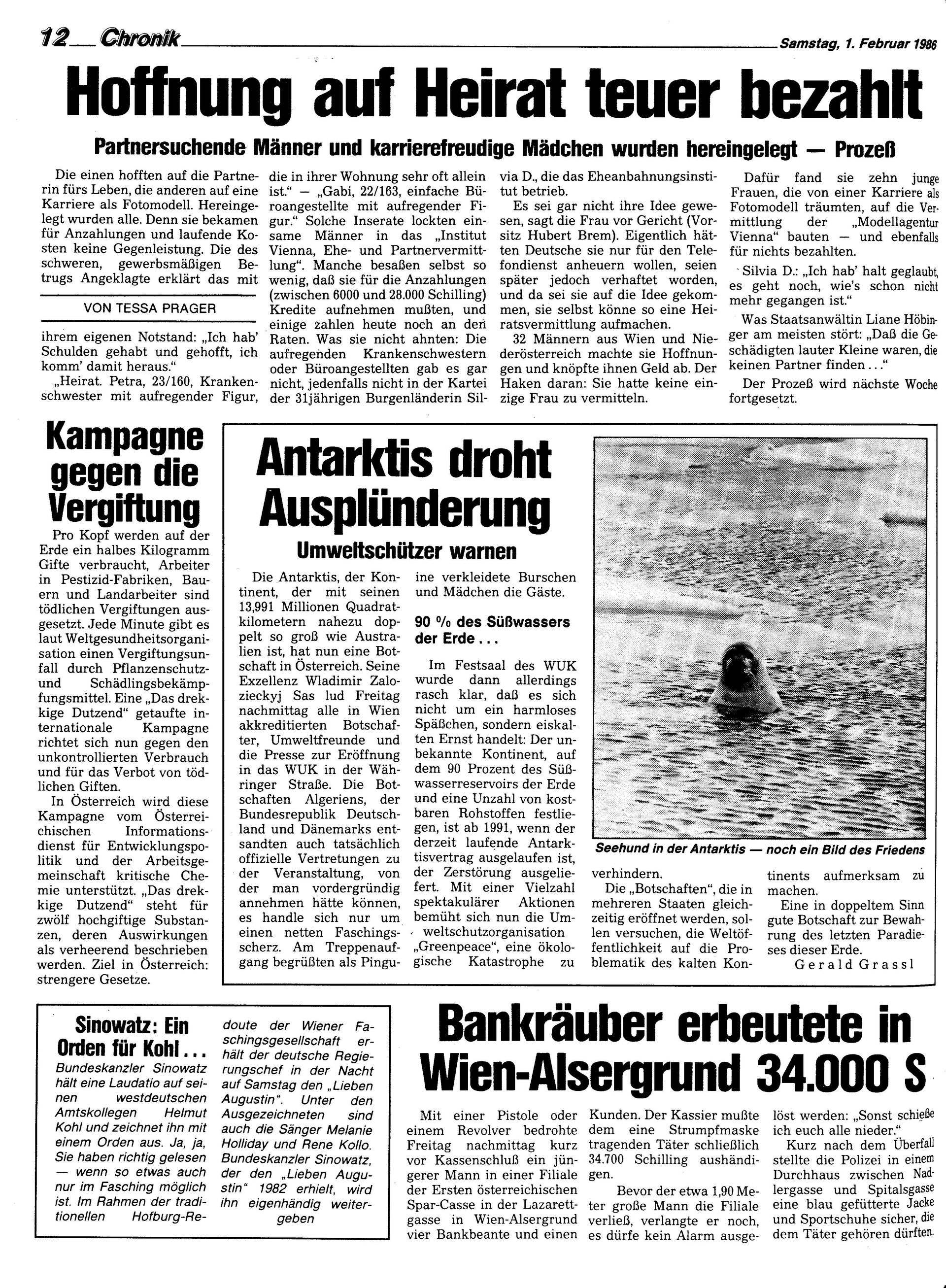 Ausgabe Sa. 01.02.1986, Seite 12
