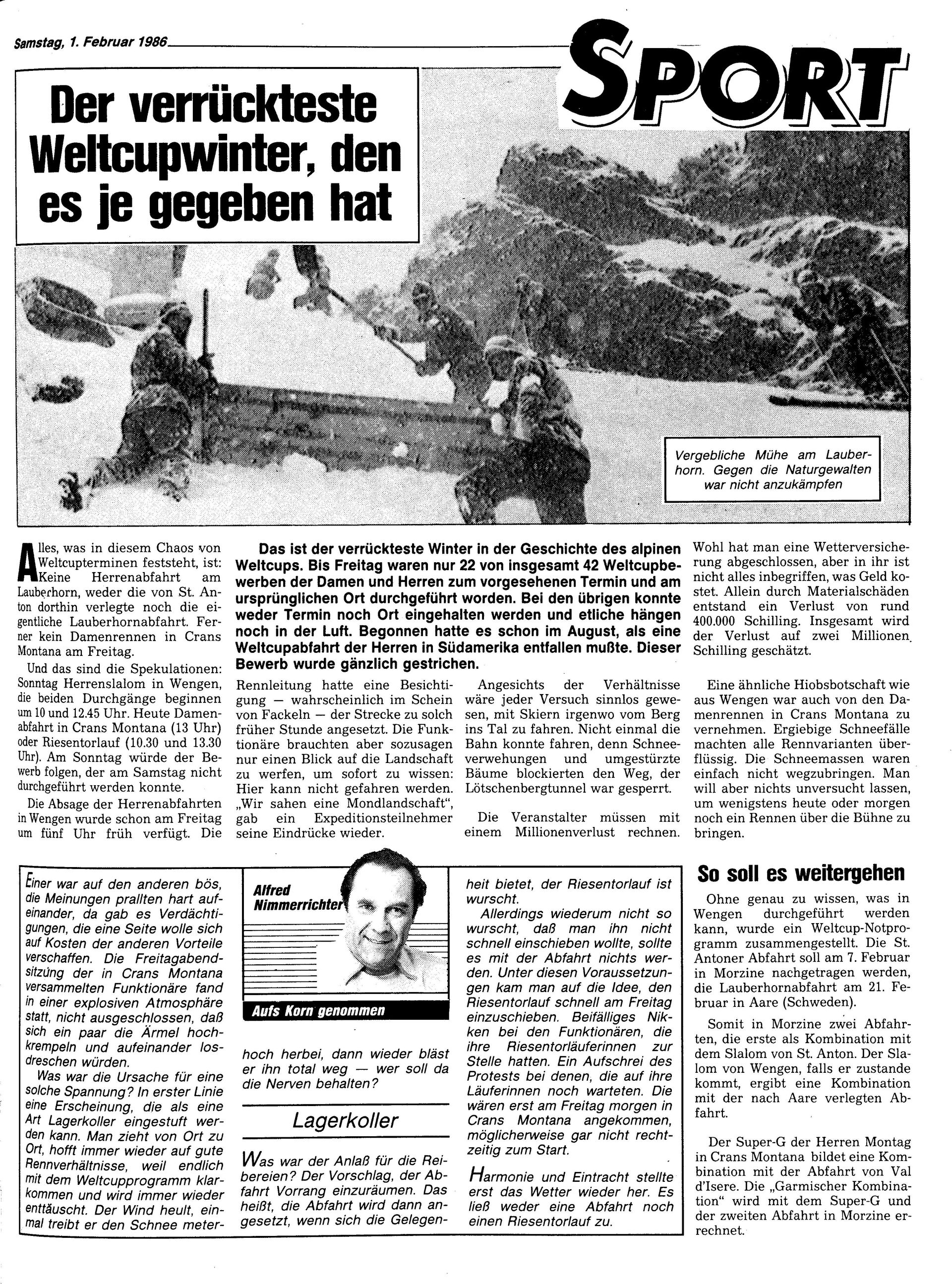 Ausgabe Sa. 01.02.1986, Seite 21