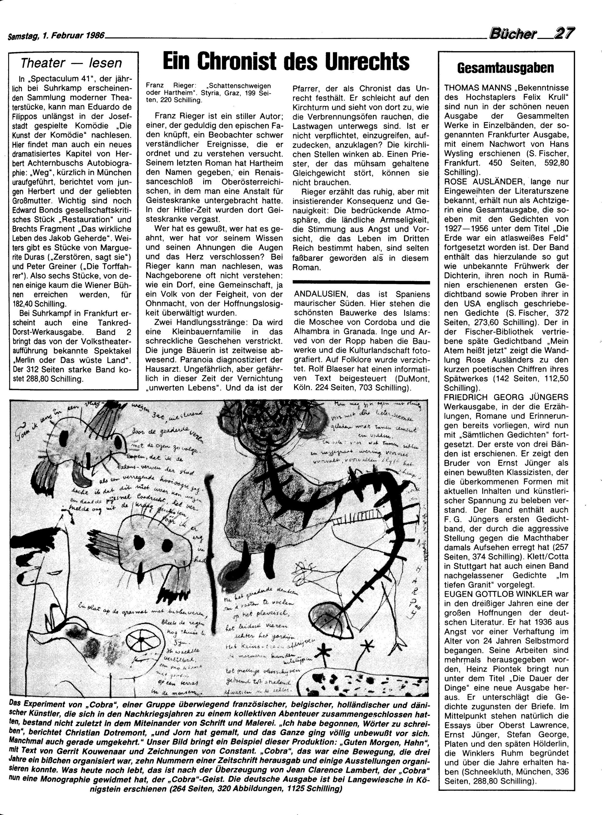 Ausgabe Sa. 01.02.1986, Seite 27