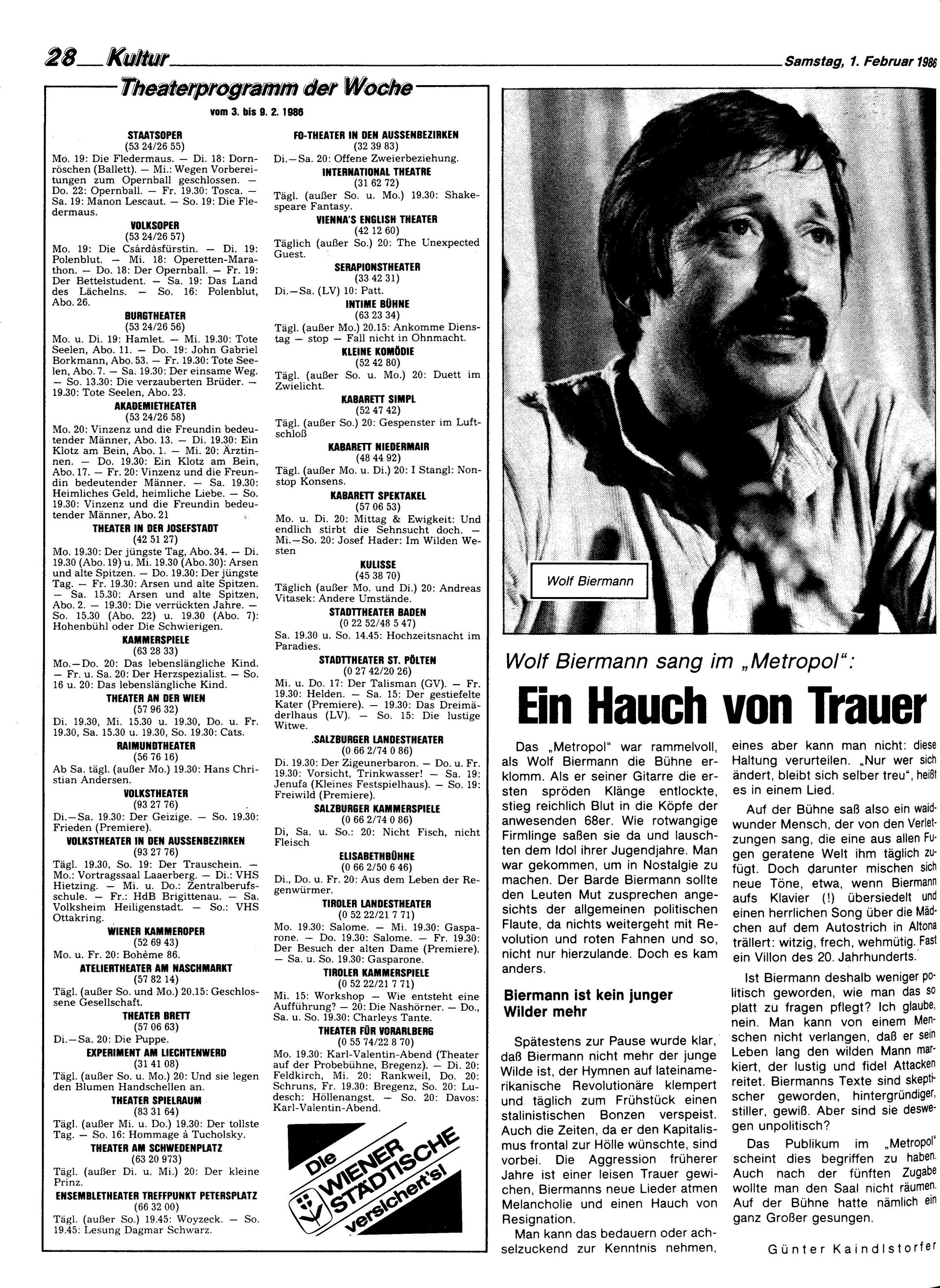 Ausgabe Sa. 01.02.1986, Seite 28