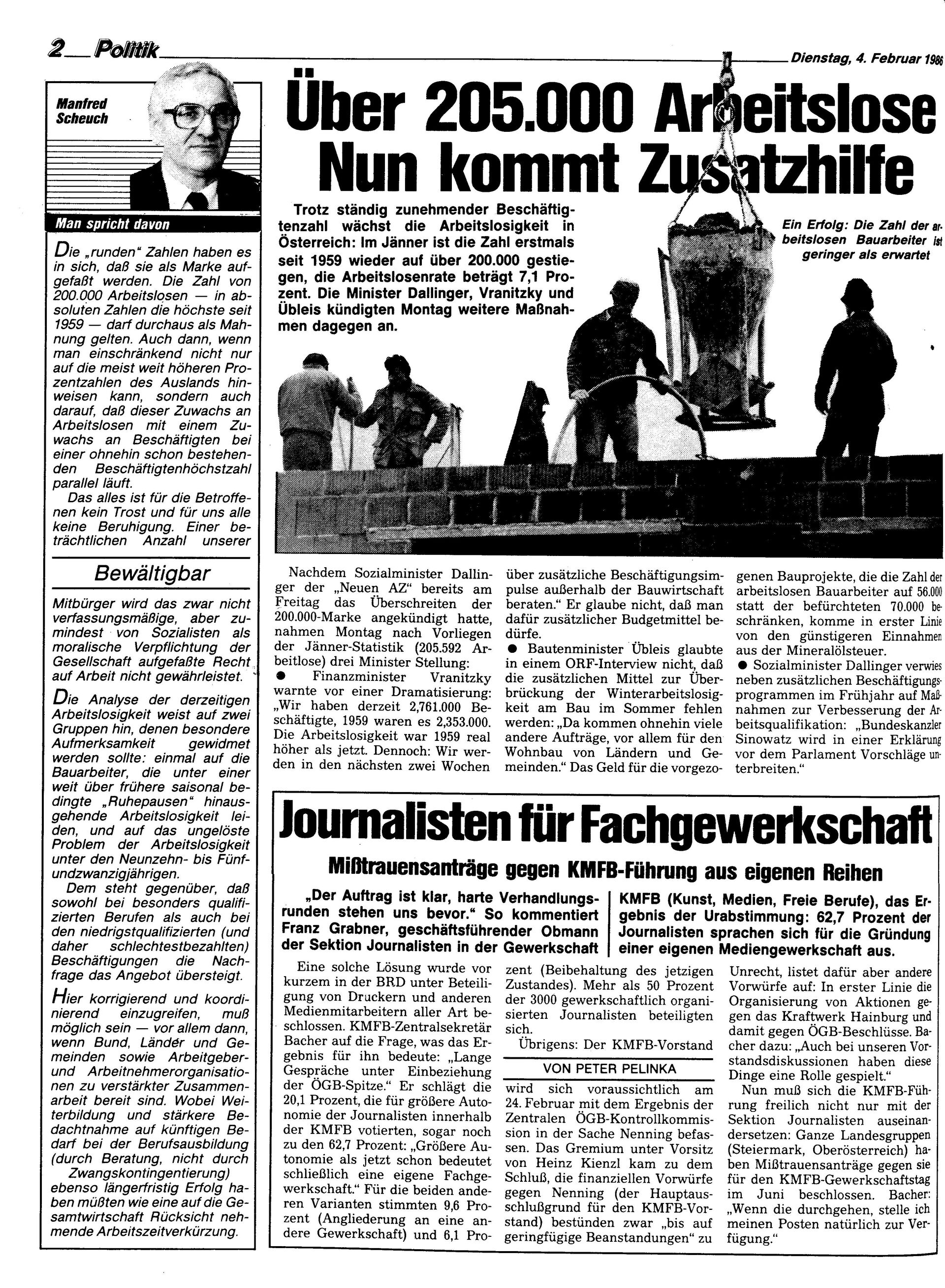 Ausgabe Di. 04.02.1986, Seite 2