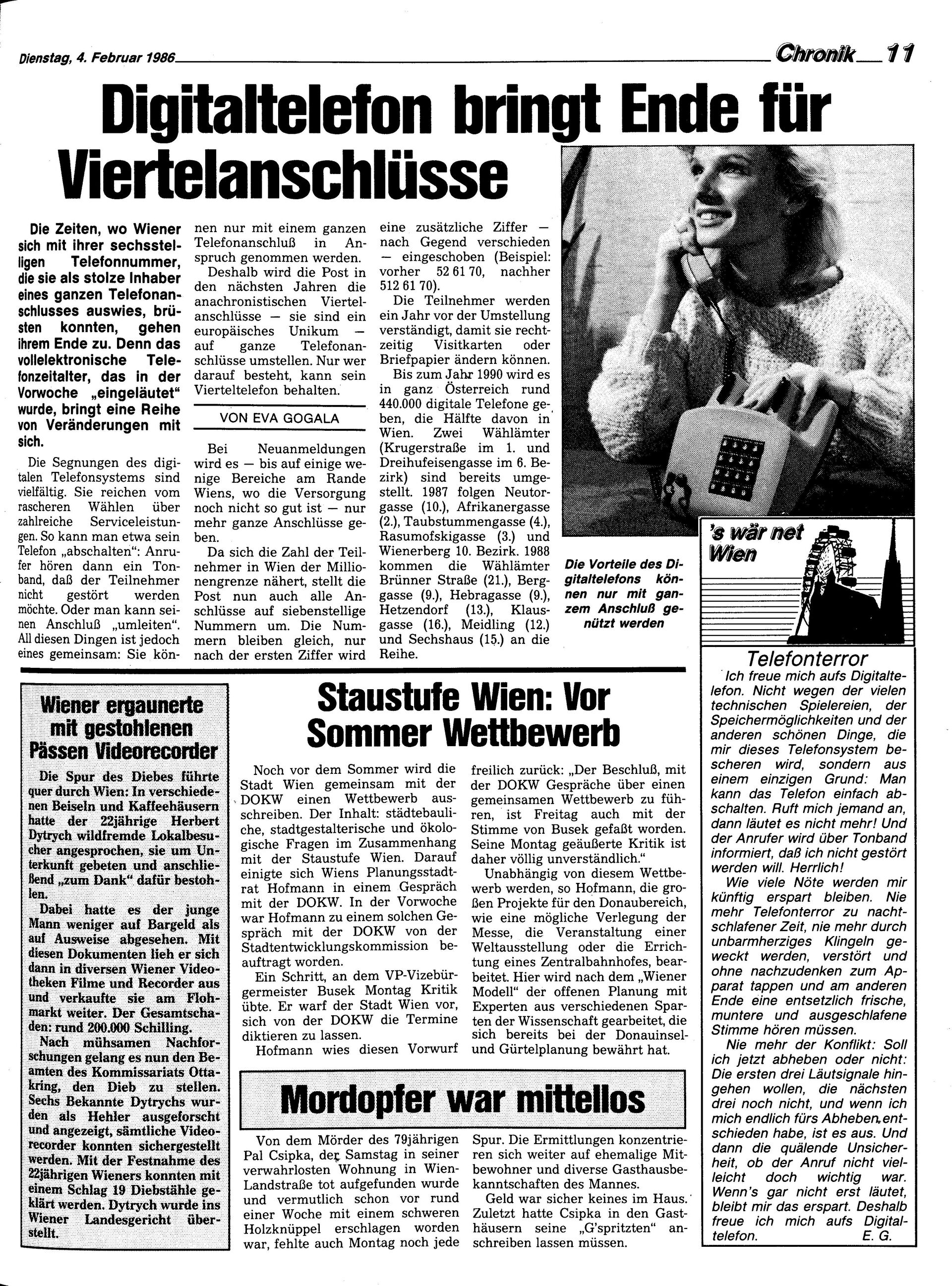 Ausgabe Di. 04.02.1986, Seite 11