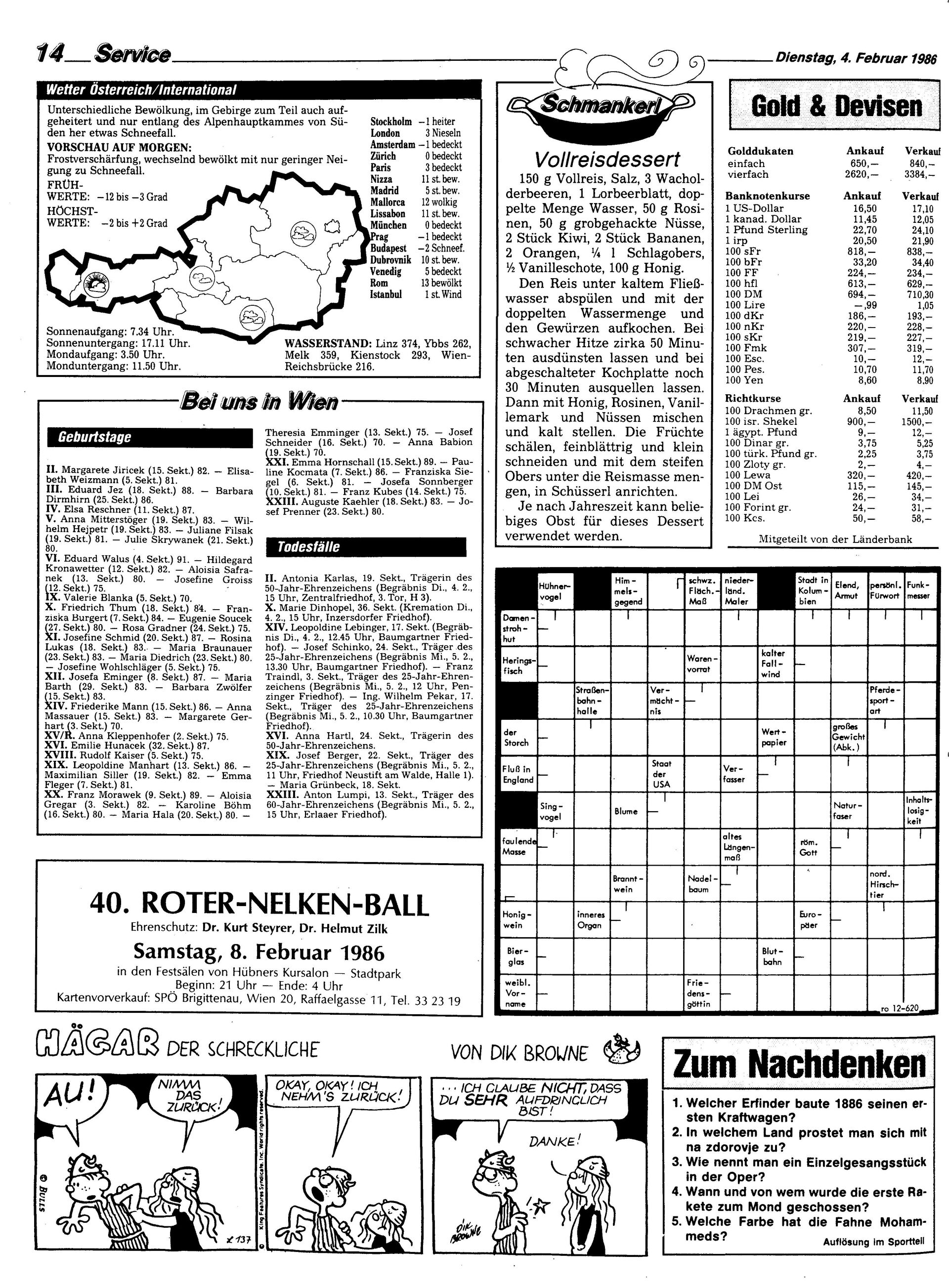 Ausgabe Di. 04.02.1986, Seite 14