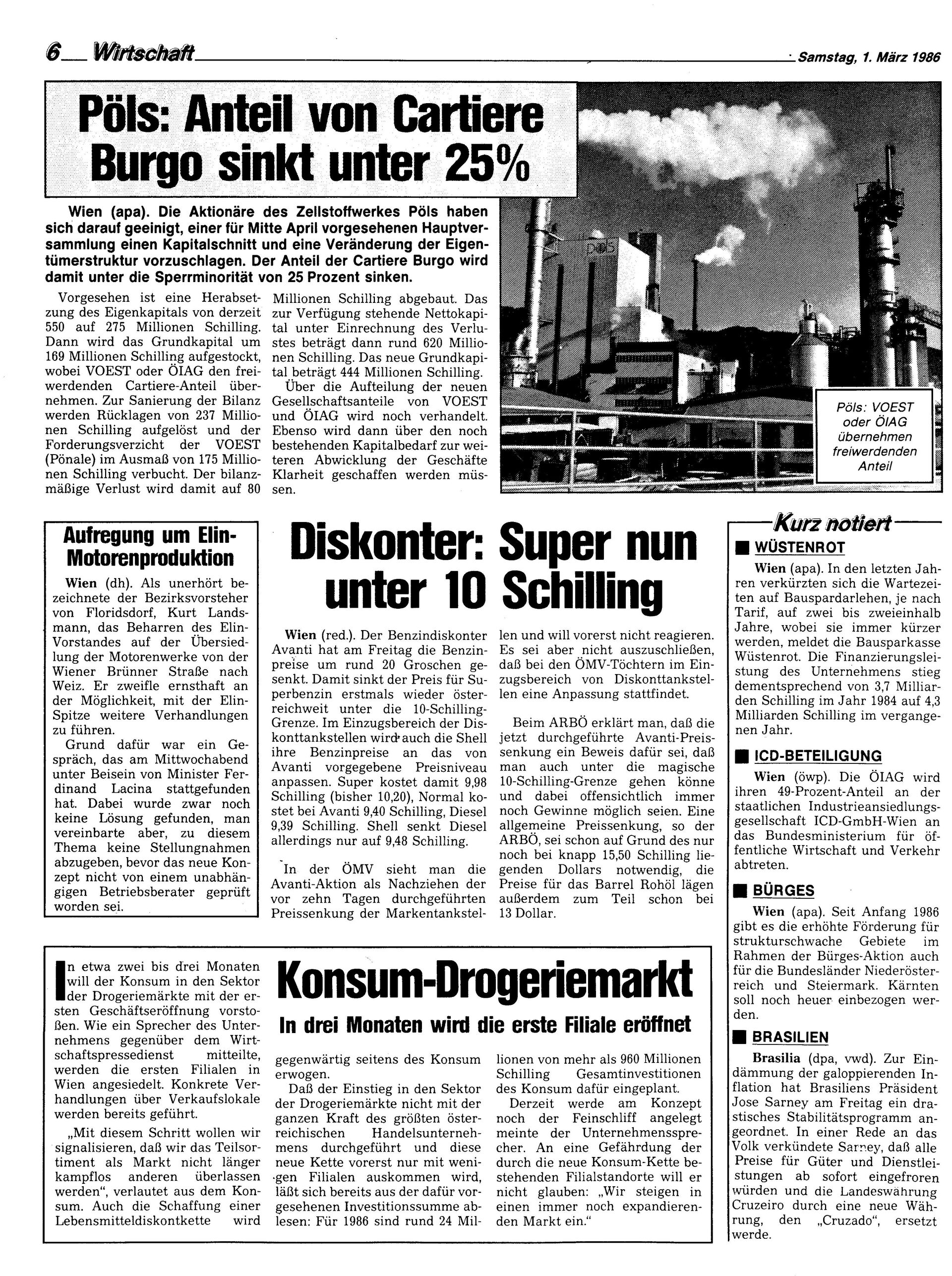 Ausgabe Sa. 01.03.1986, Seite 6