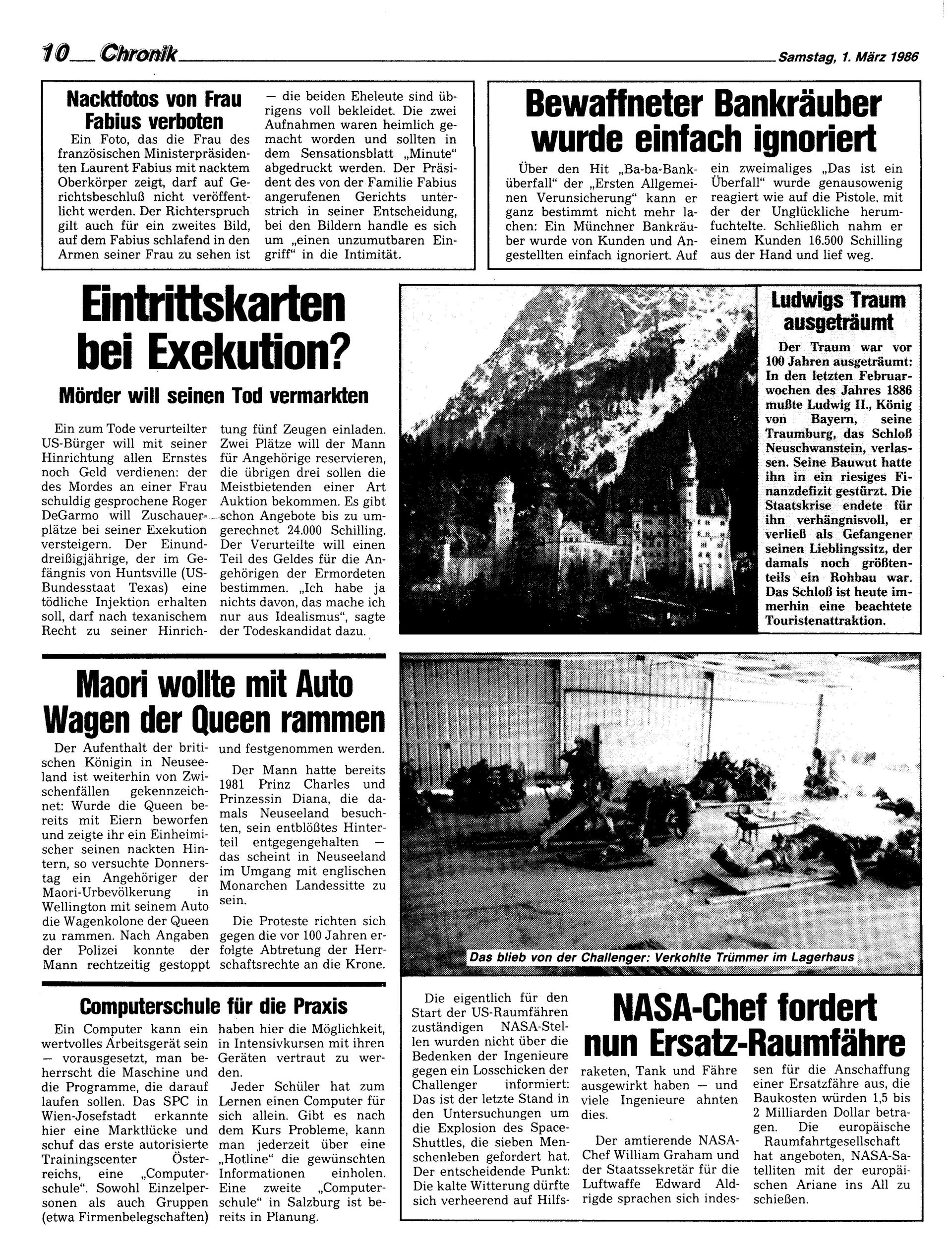 Ausgabe Sa. 01.03.1986, Seite 10