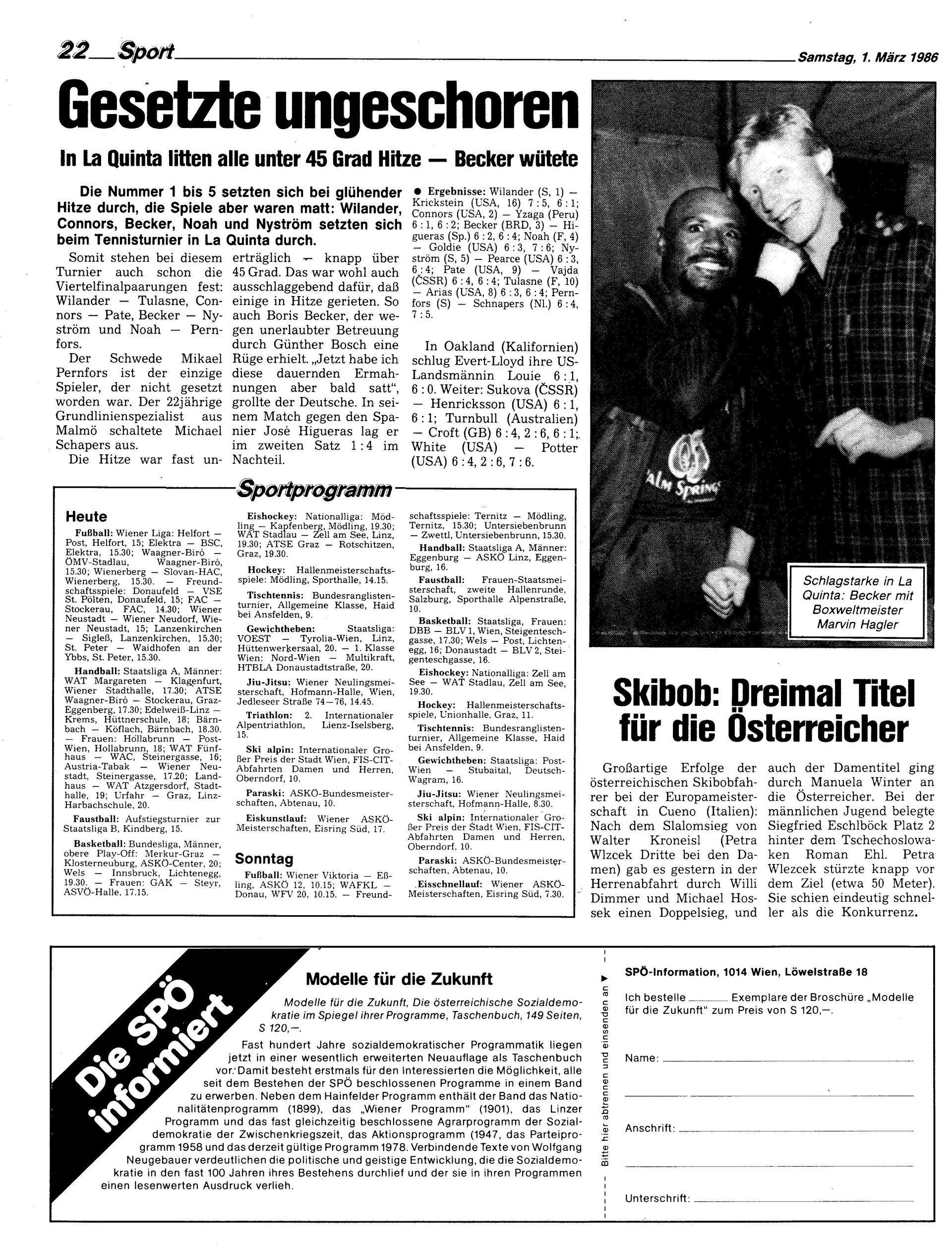 Ausgabe Sa. 01.03.1986, Seite 22