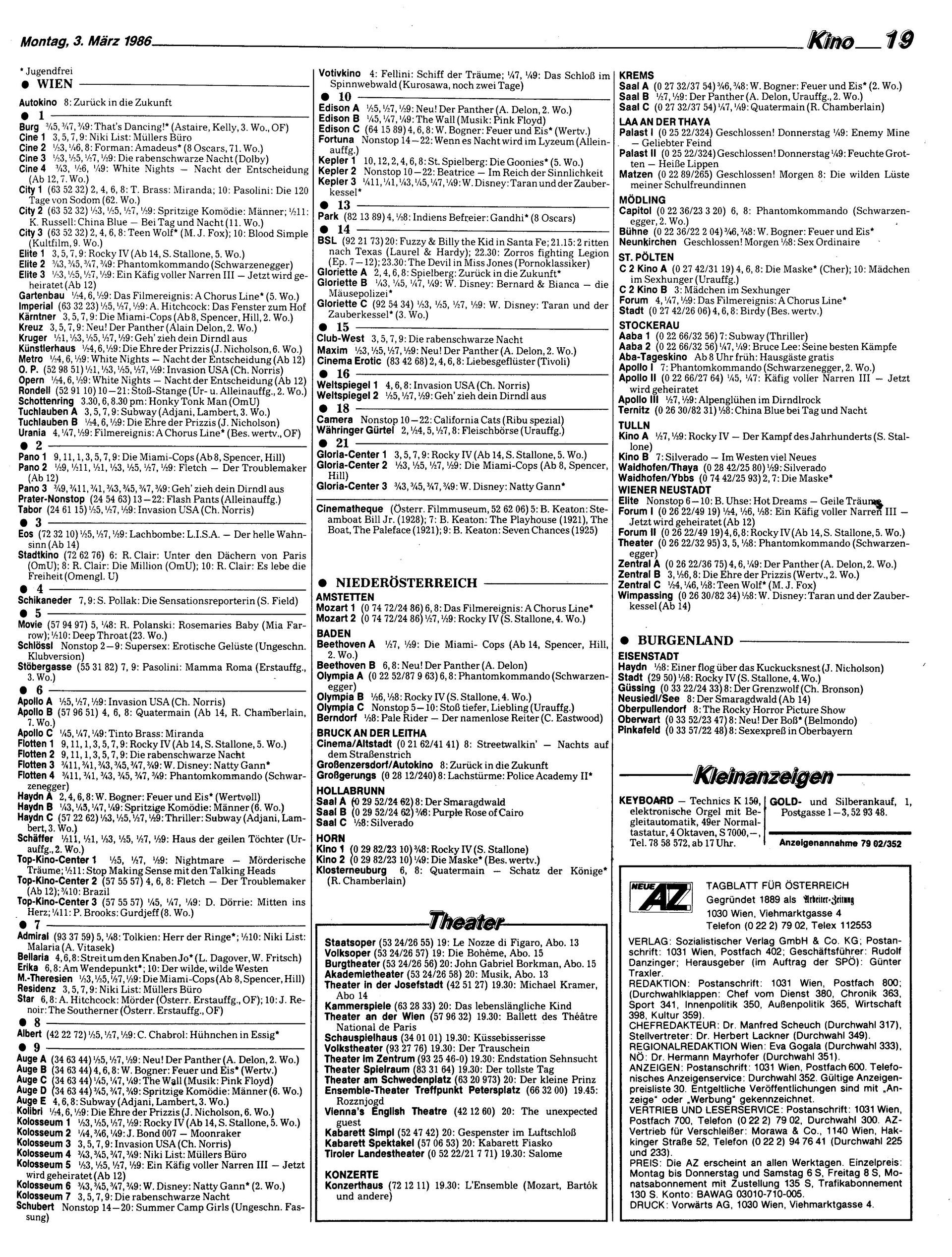 Ausgabe Mo. 03.03.1986, Seite 19