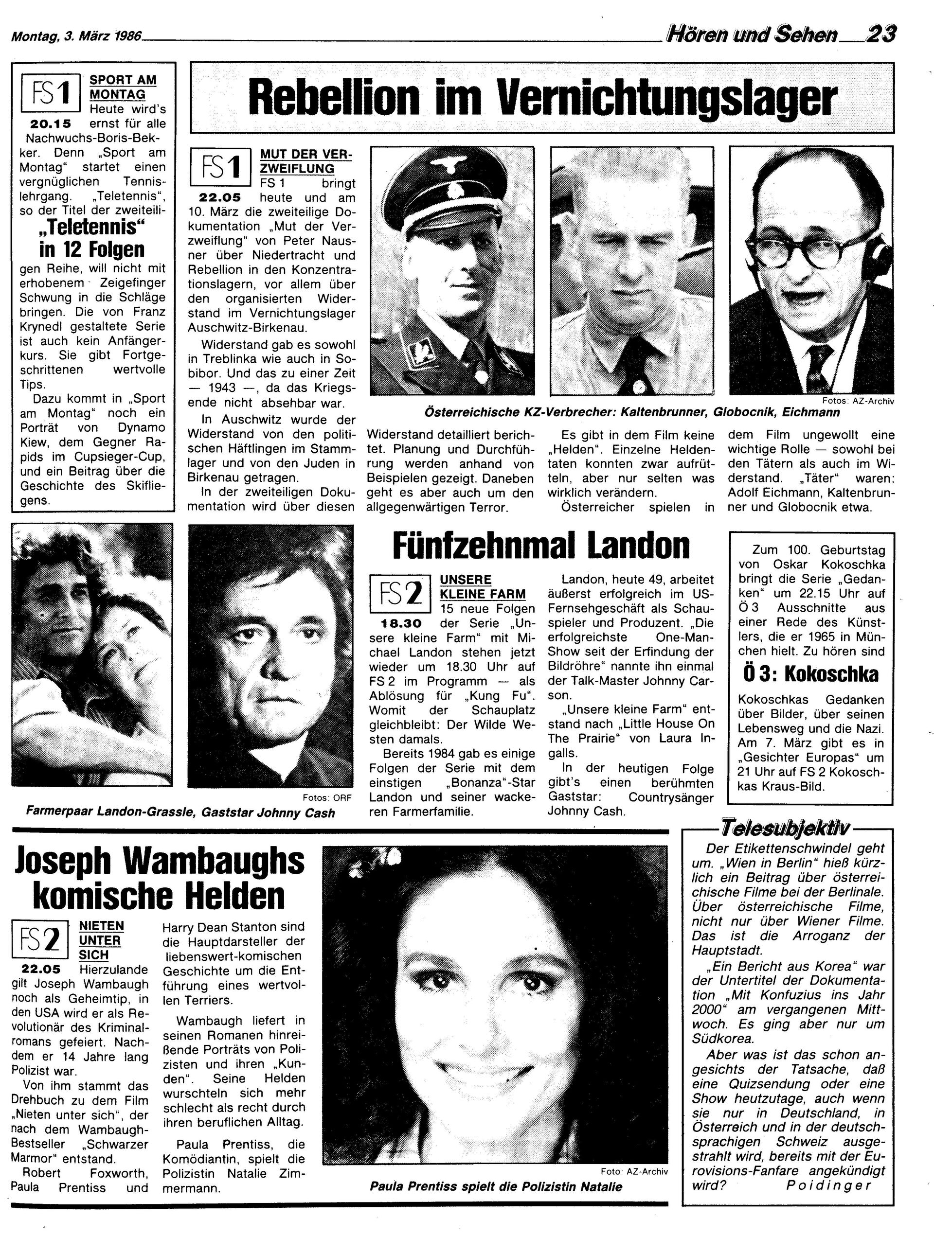 Ausgabe Mo. 03.03.1986, Seite 23