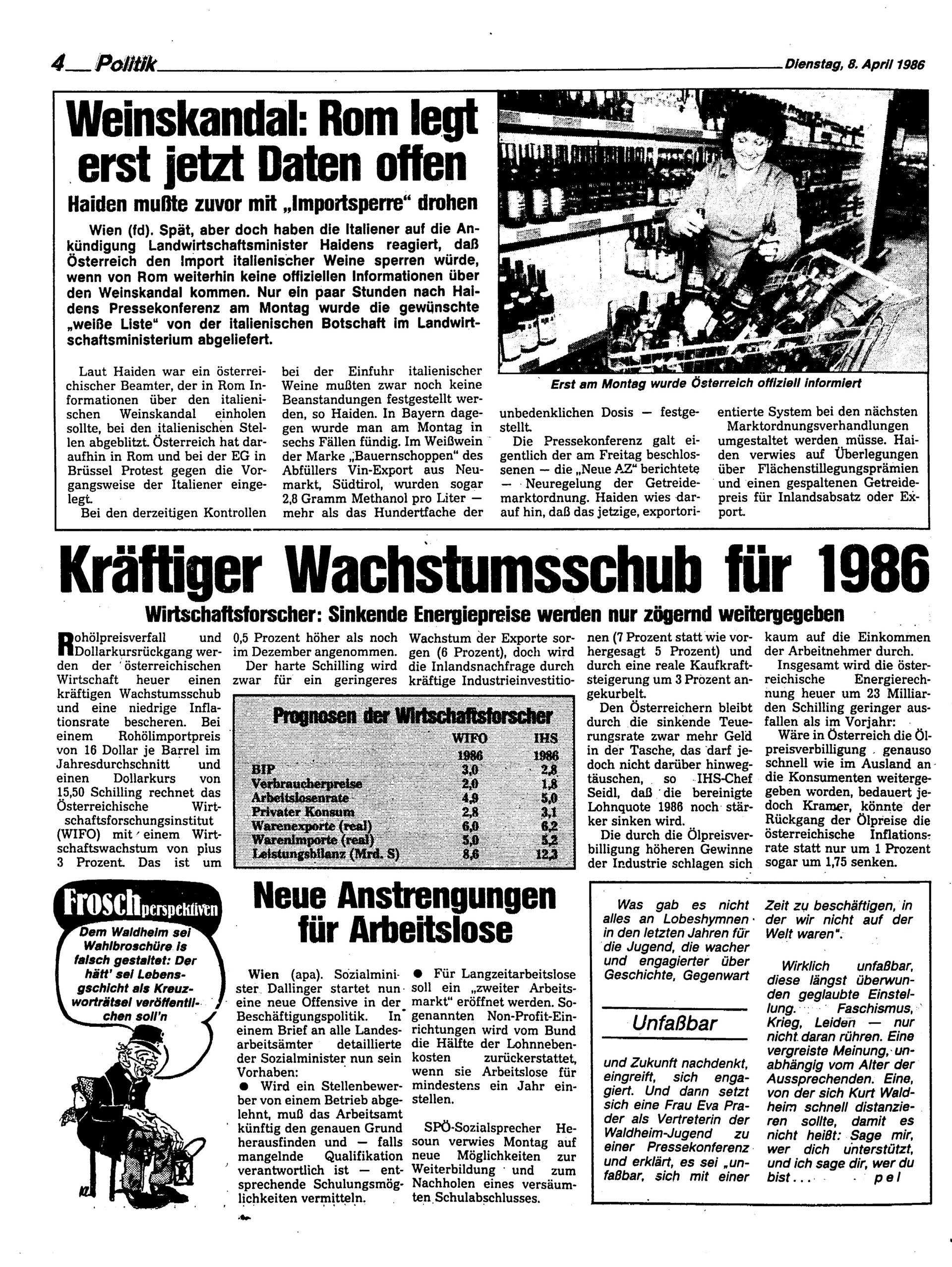 Ausgabe Di. 08.04.1986, Seite 4