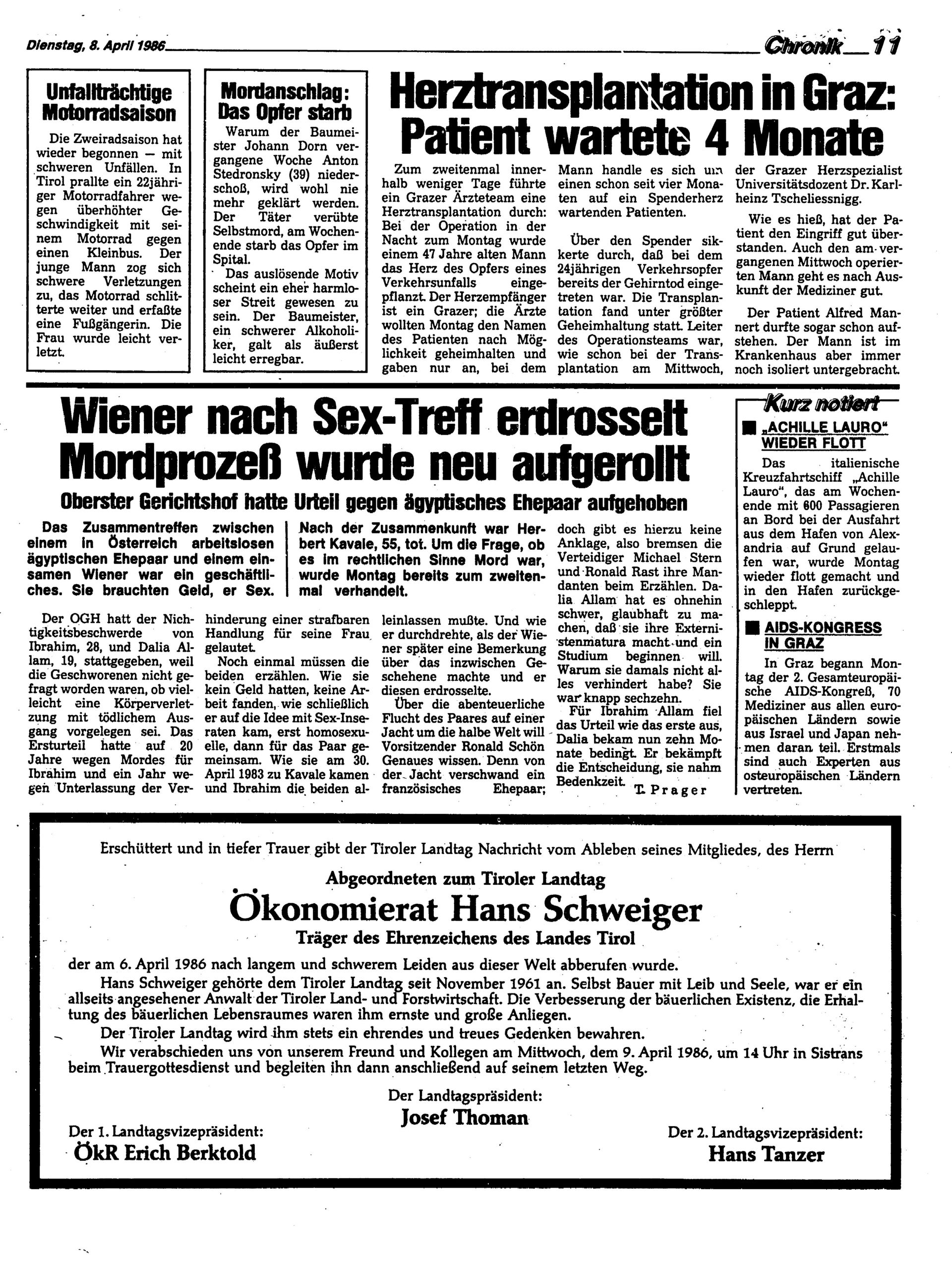 Ausgabe Di. 08.04.1986, Seite 11