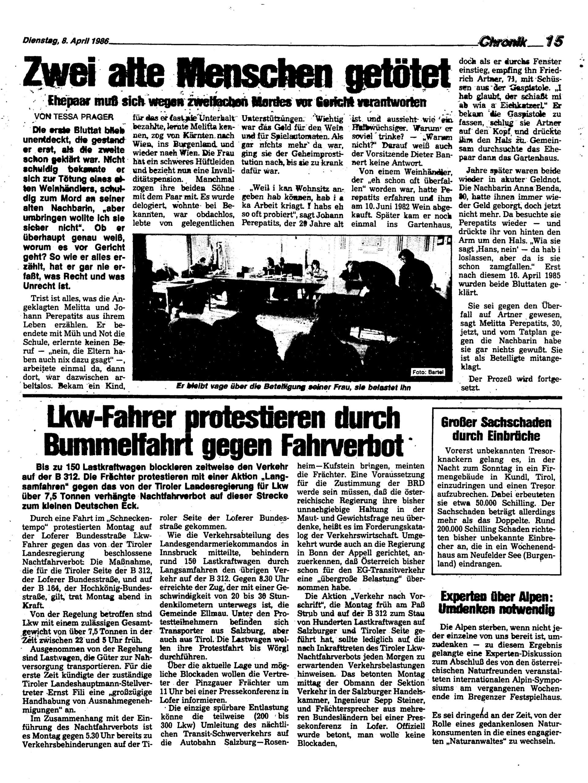 Ausgabe Di. 08.04.1986, Seite 15