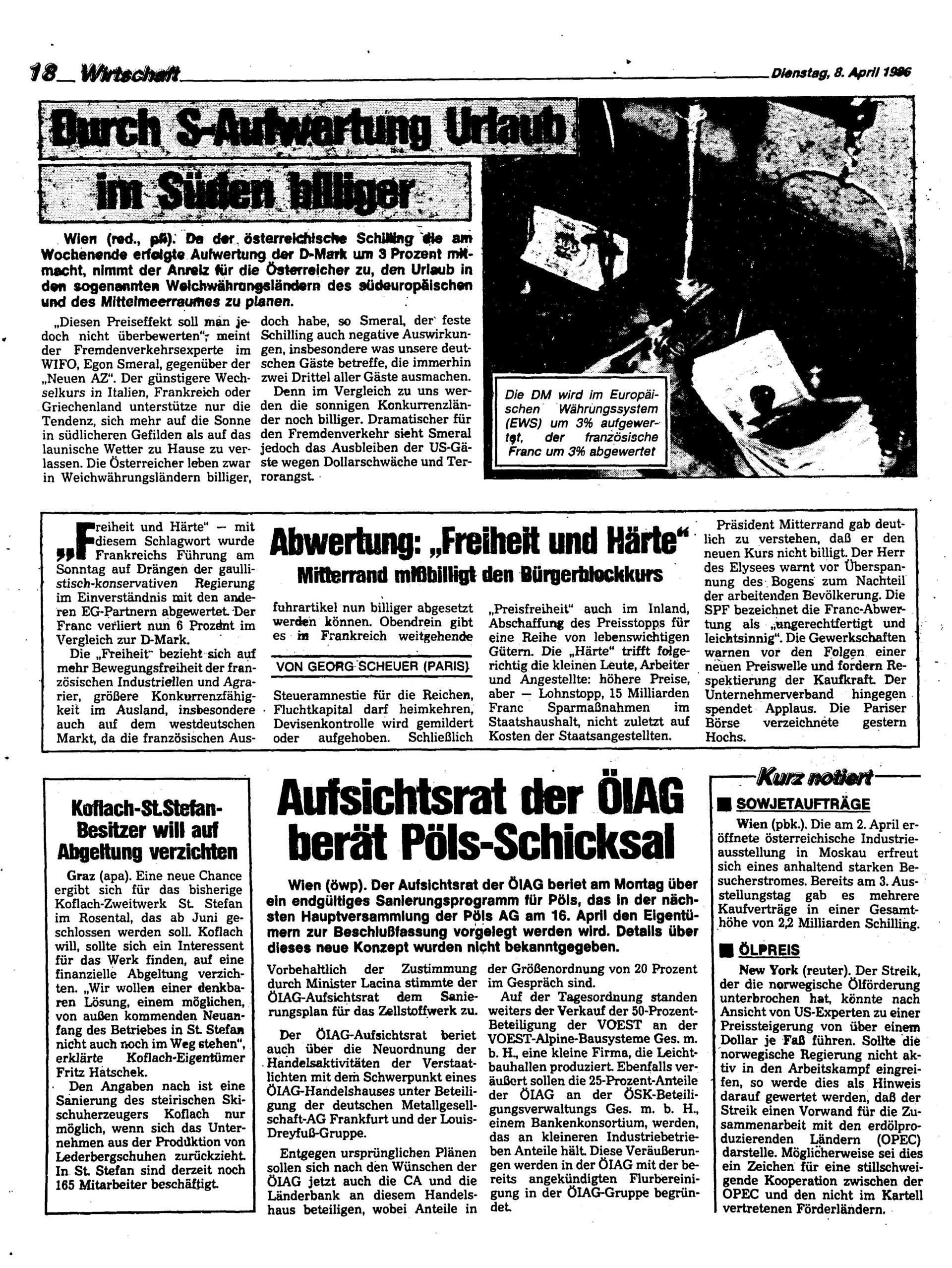 Ausgabe Di. 08.04.1986, Seite 18