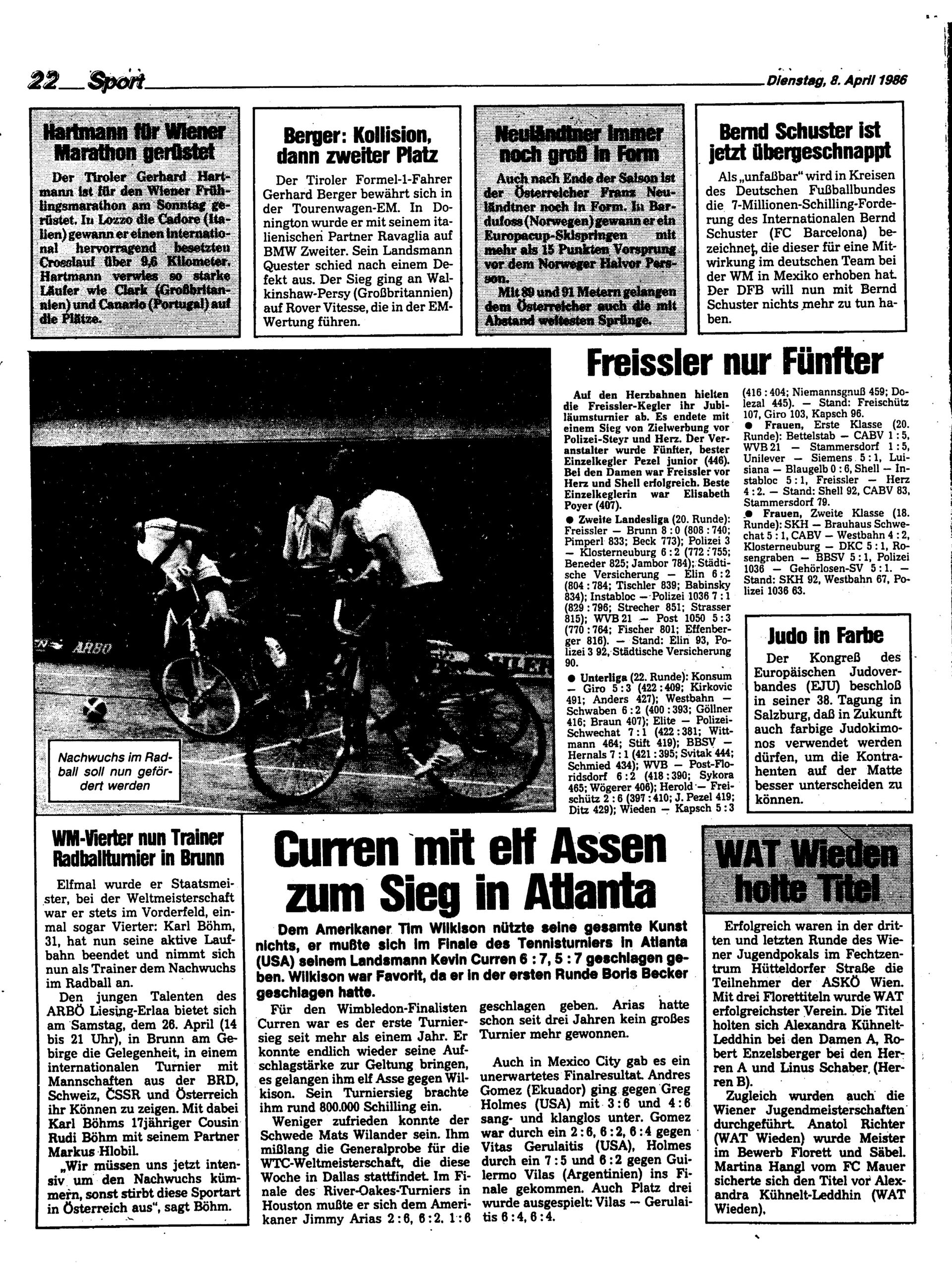 Ausgabe Di. 08.04.1986, Seite 22