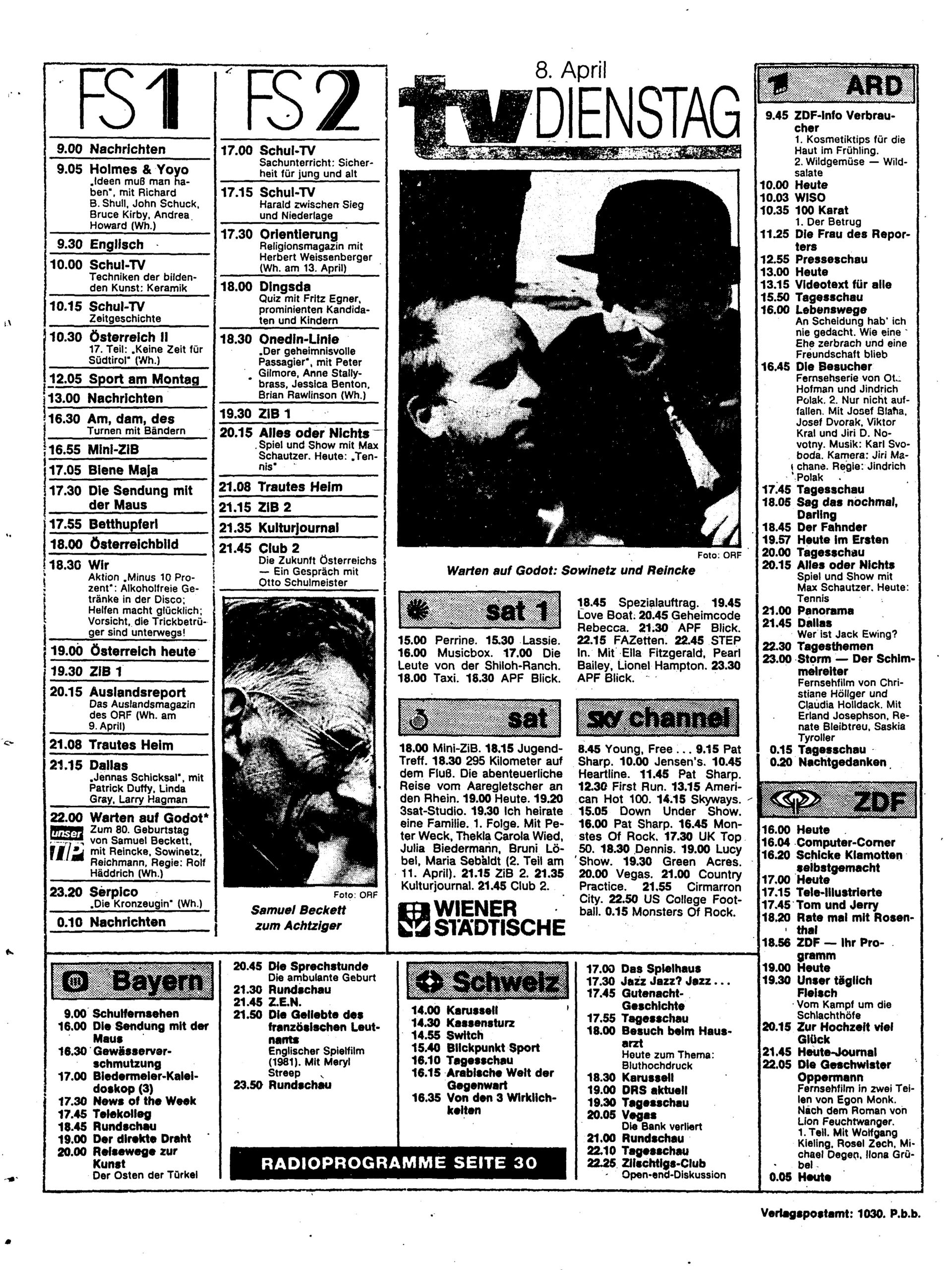 Ausgabe Di. 08.04.1986, Seite 32