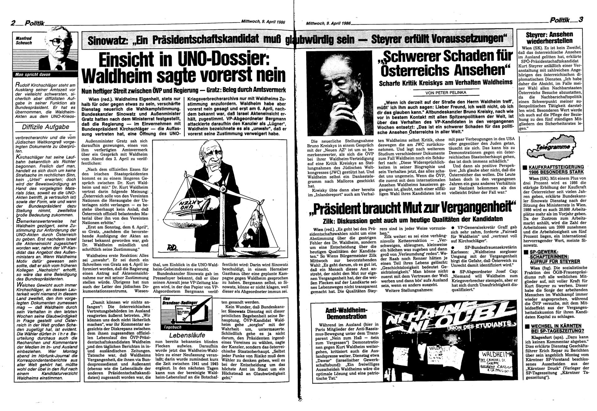 Ausgabe Mi. 09.04.1986, Seite 2