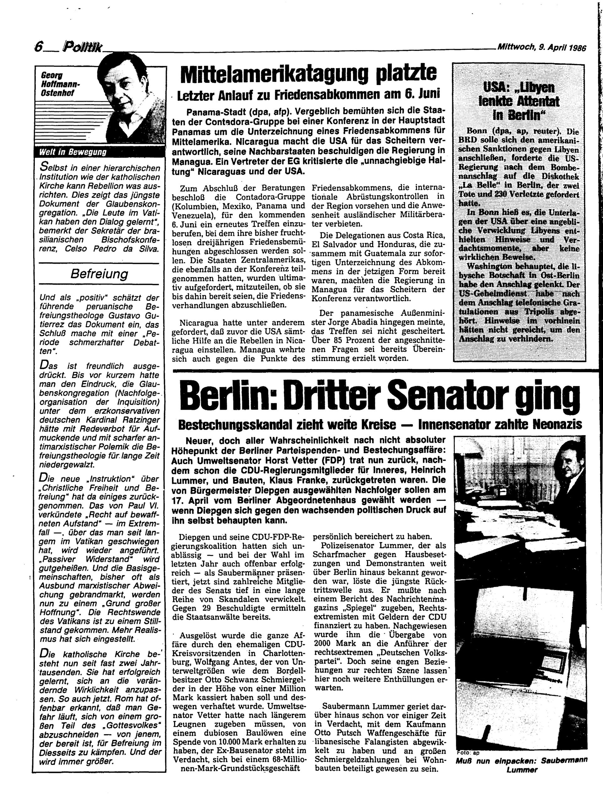 Ausgabe Mi. 09.04.1986, Seite 6