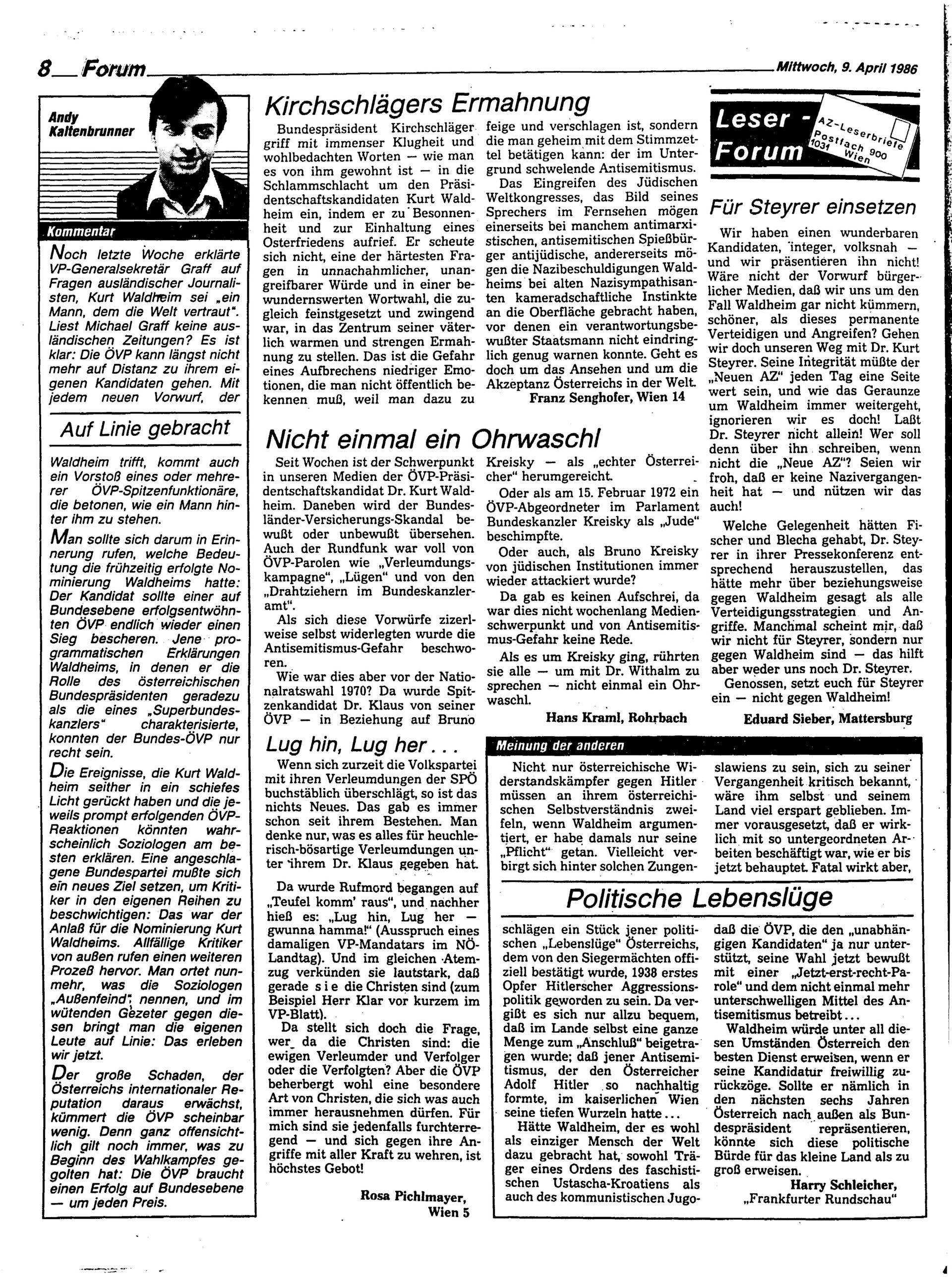 Ausgabe Mi. 09.04.1986, Seite 8
