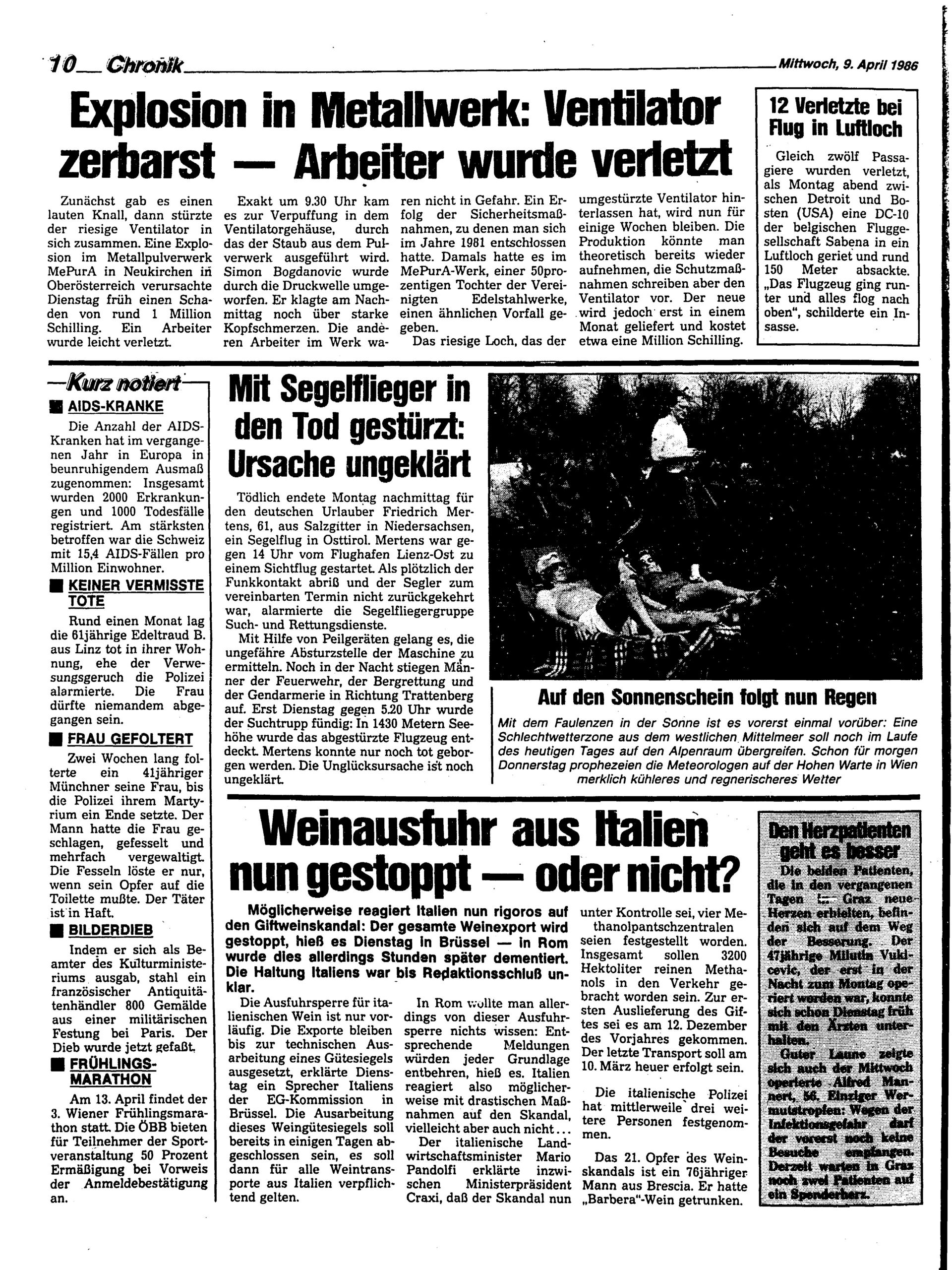 Ausgabe Mi. 09.04.1986, Seite 10