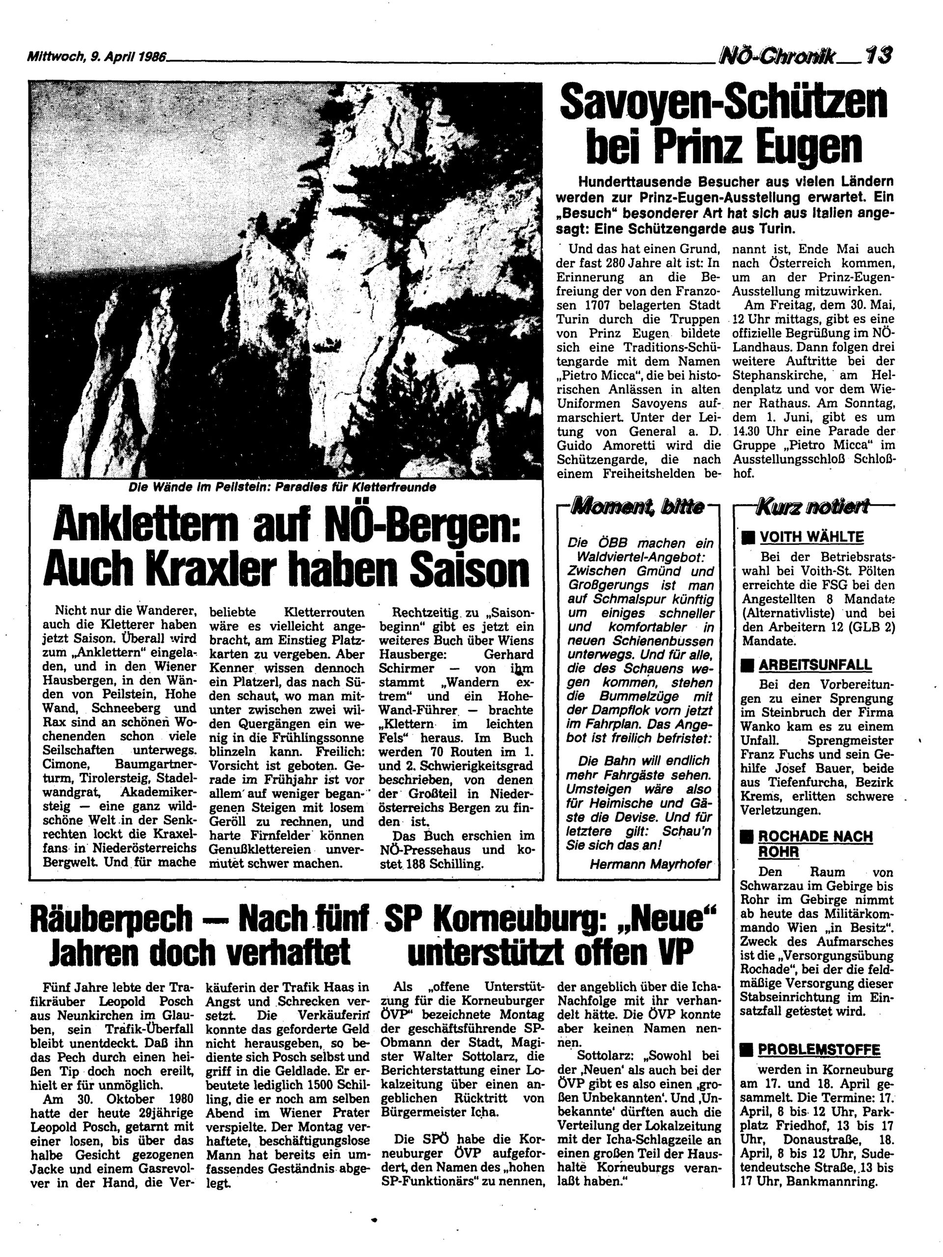 Ausgabe Mi. 09.04.1986, Seite 13