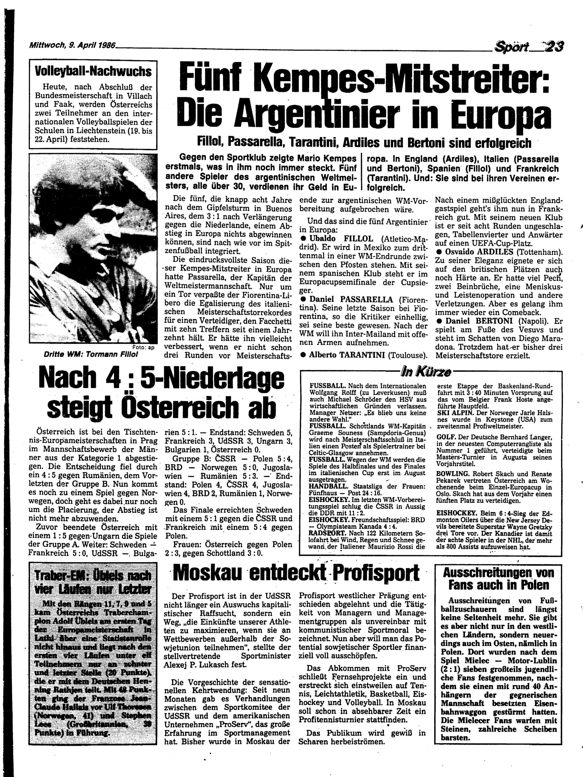 Ausgabe Mi. 09.04.1986, Seite 23