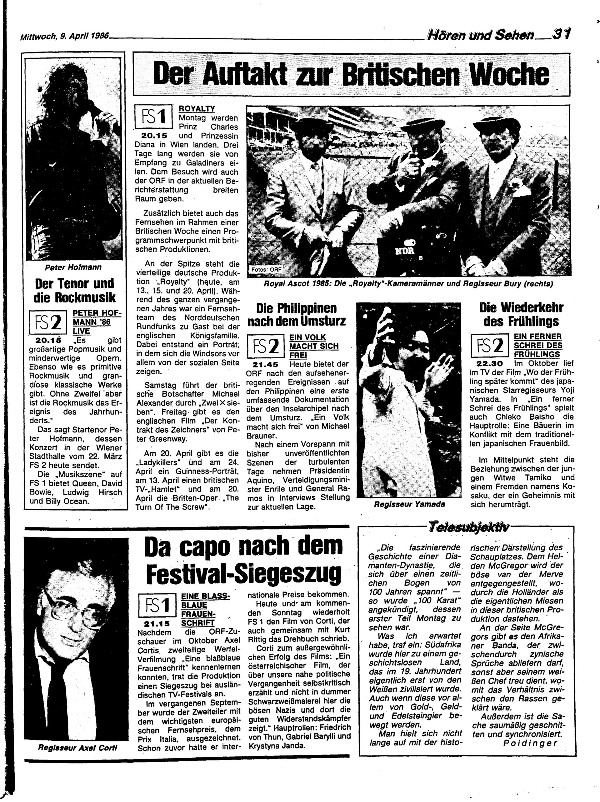 Ausgabe Mi. 09.04.1986, Seite 31