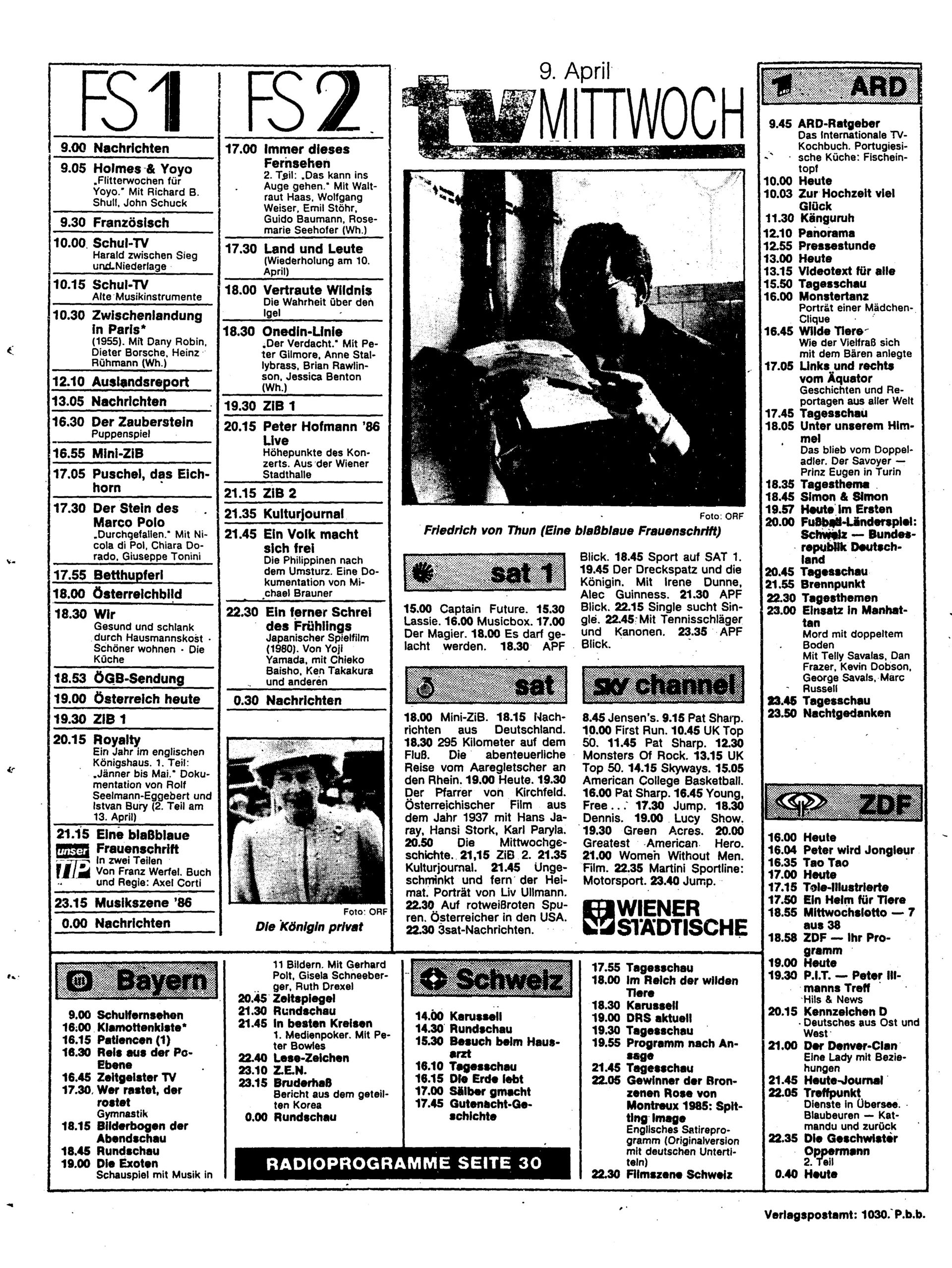 Ausgabe Mi. 09.04.1986, Seite 32