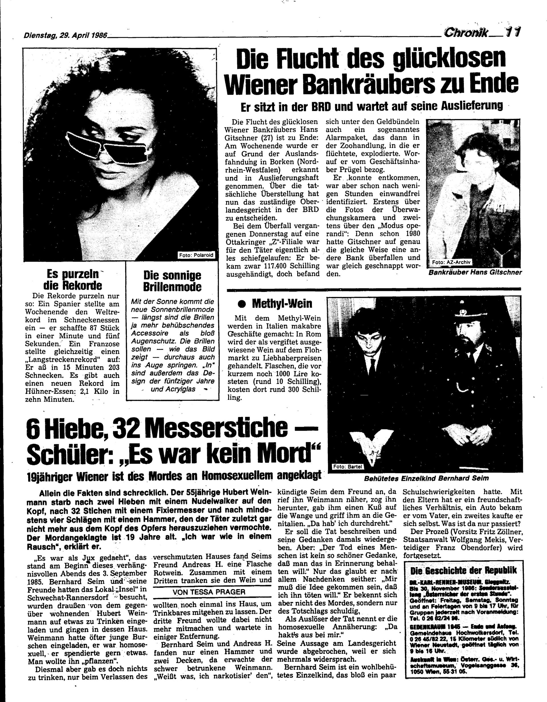 Ausgabe Di. 29.04.1986, Seite 11