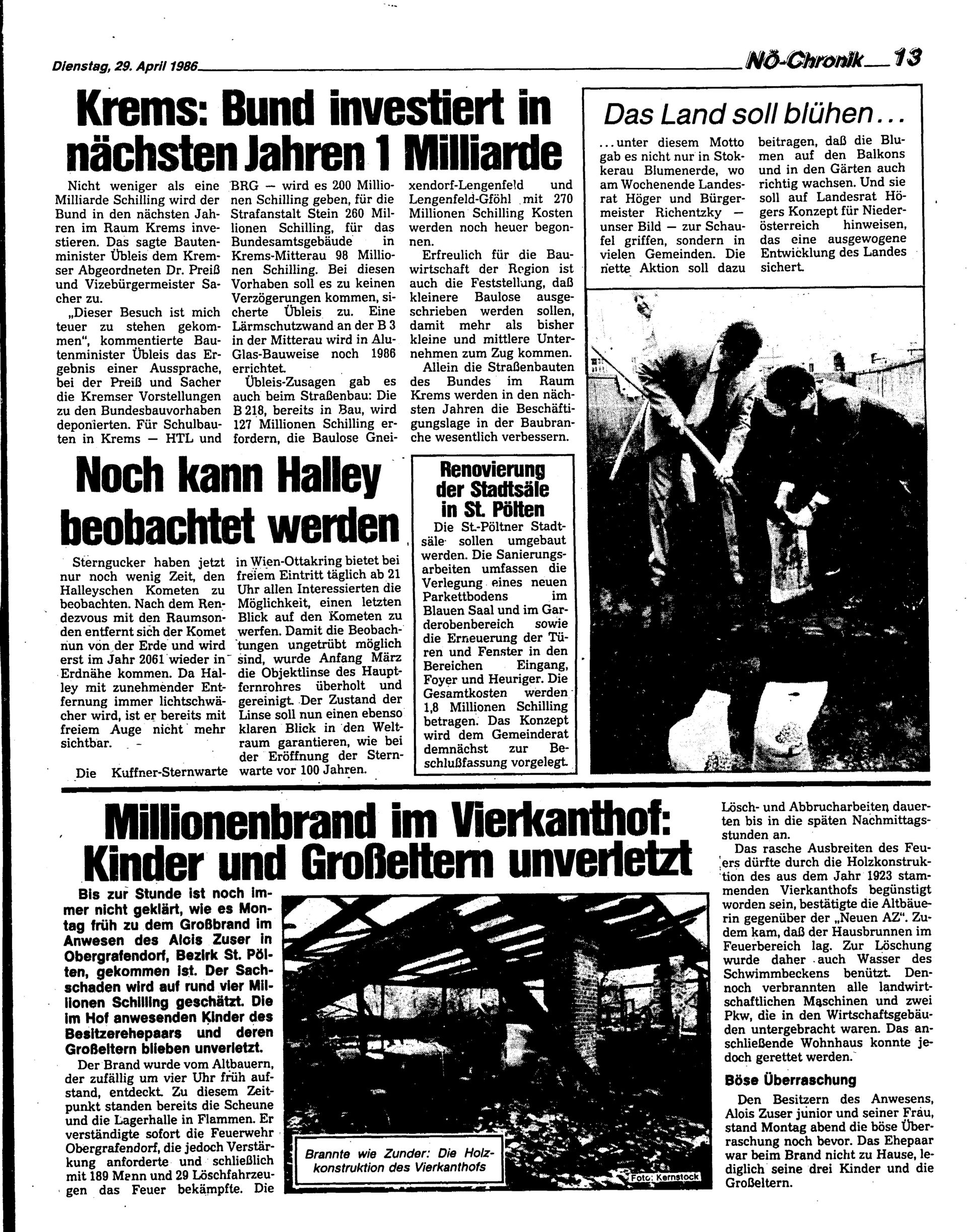Ausgabe Di. 29.04.1986, Seite 13