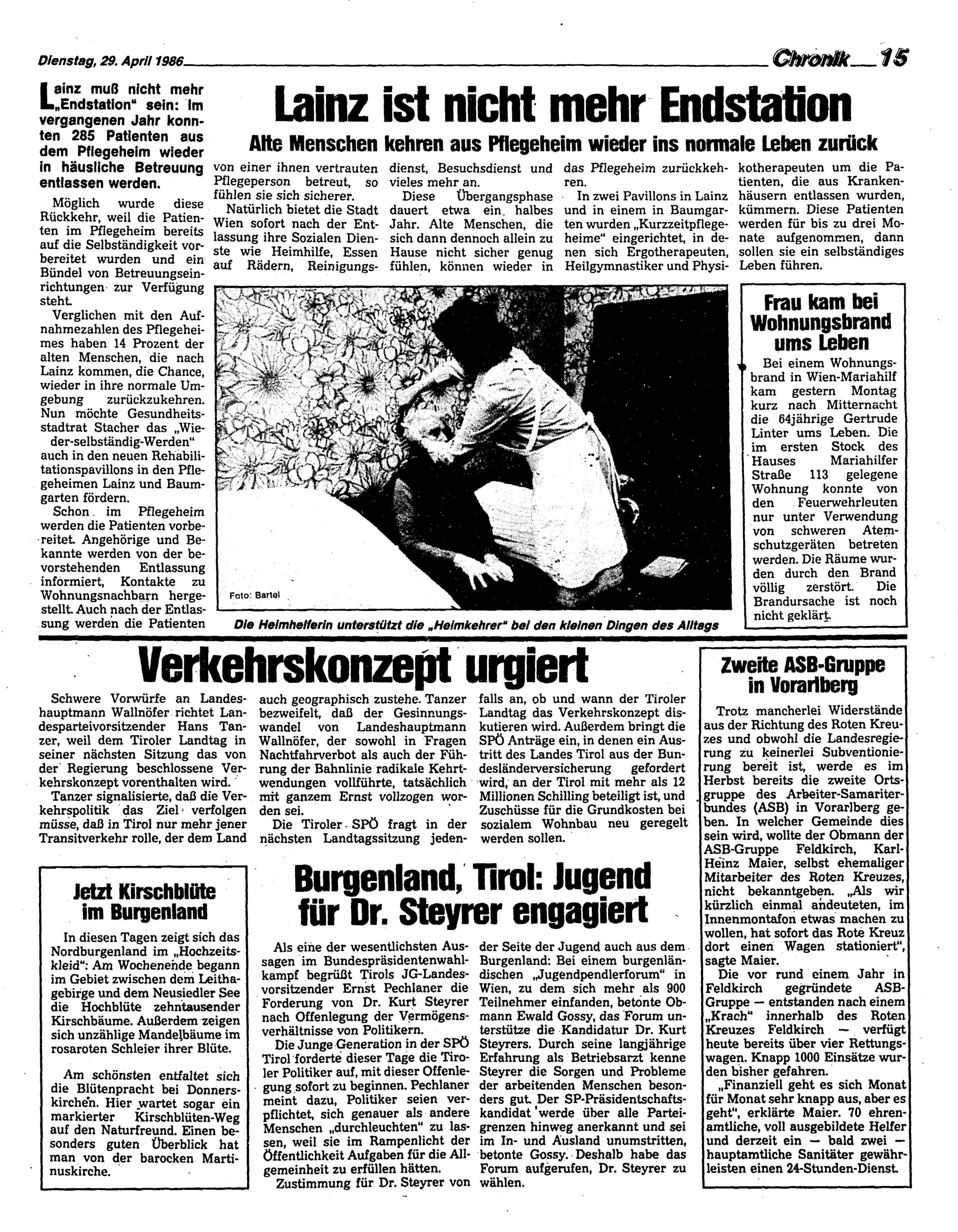 Ausgabe Di. 29.04.1986, Seite 15