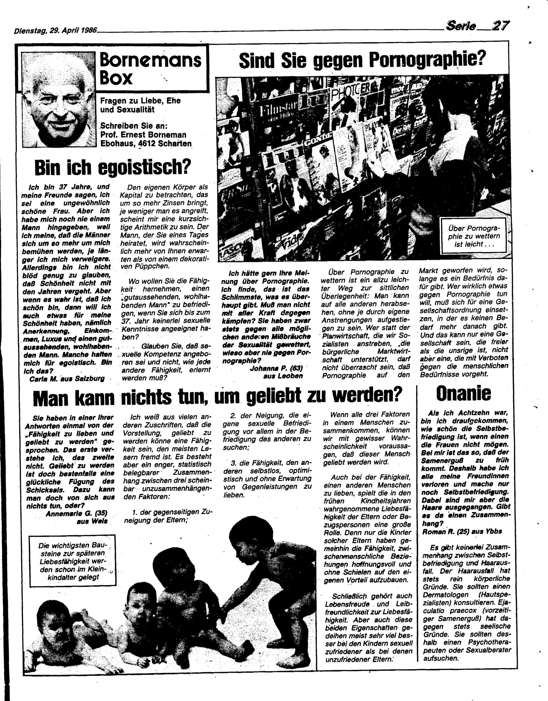 Ausgabe Di. 29.04.1986, Seite 27