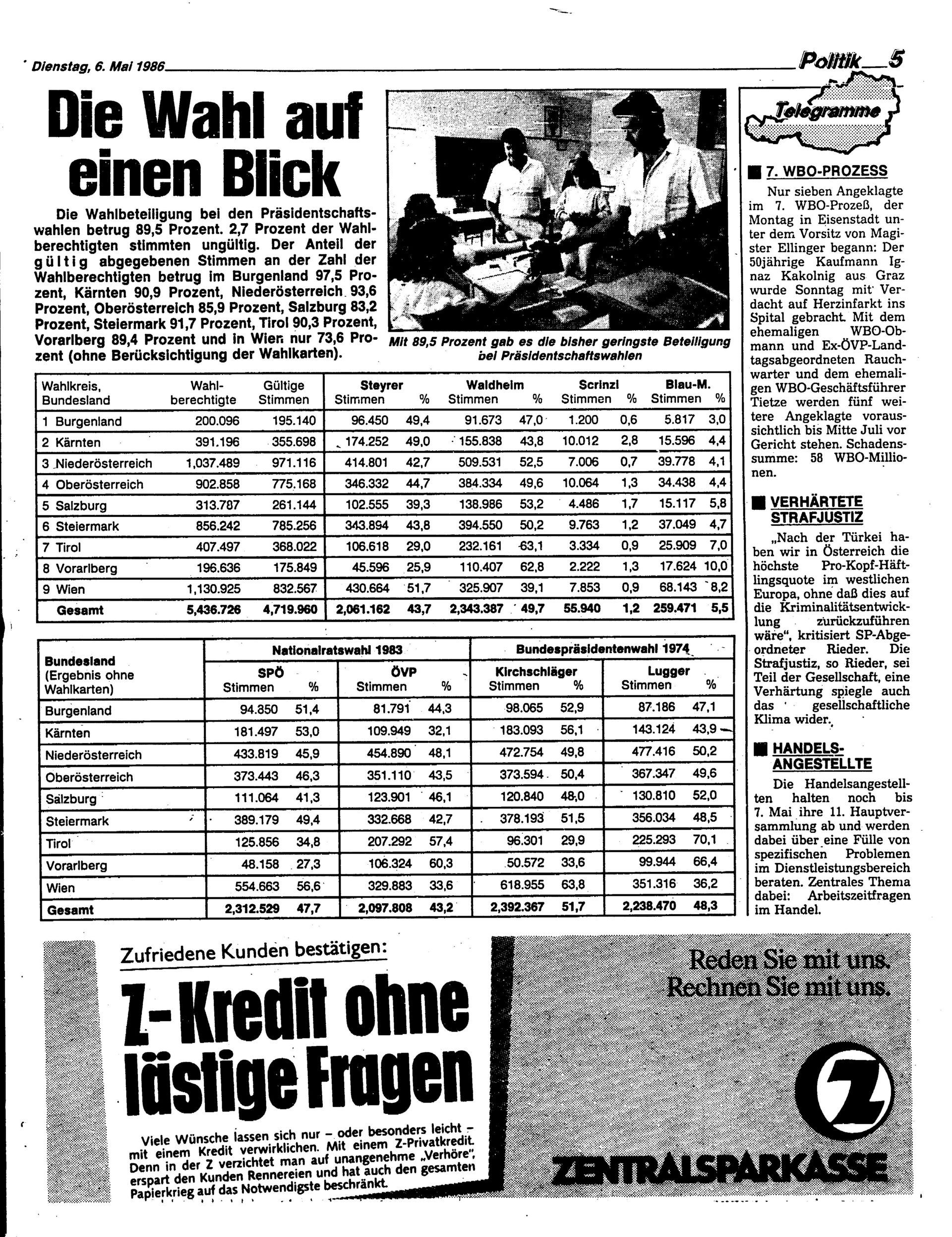 Ausgabe Di. 06.05.1986, Seite 5