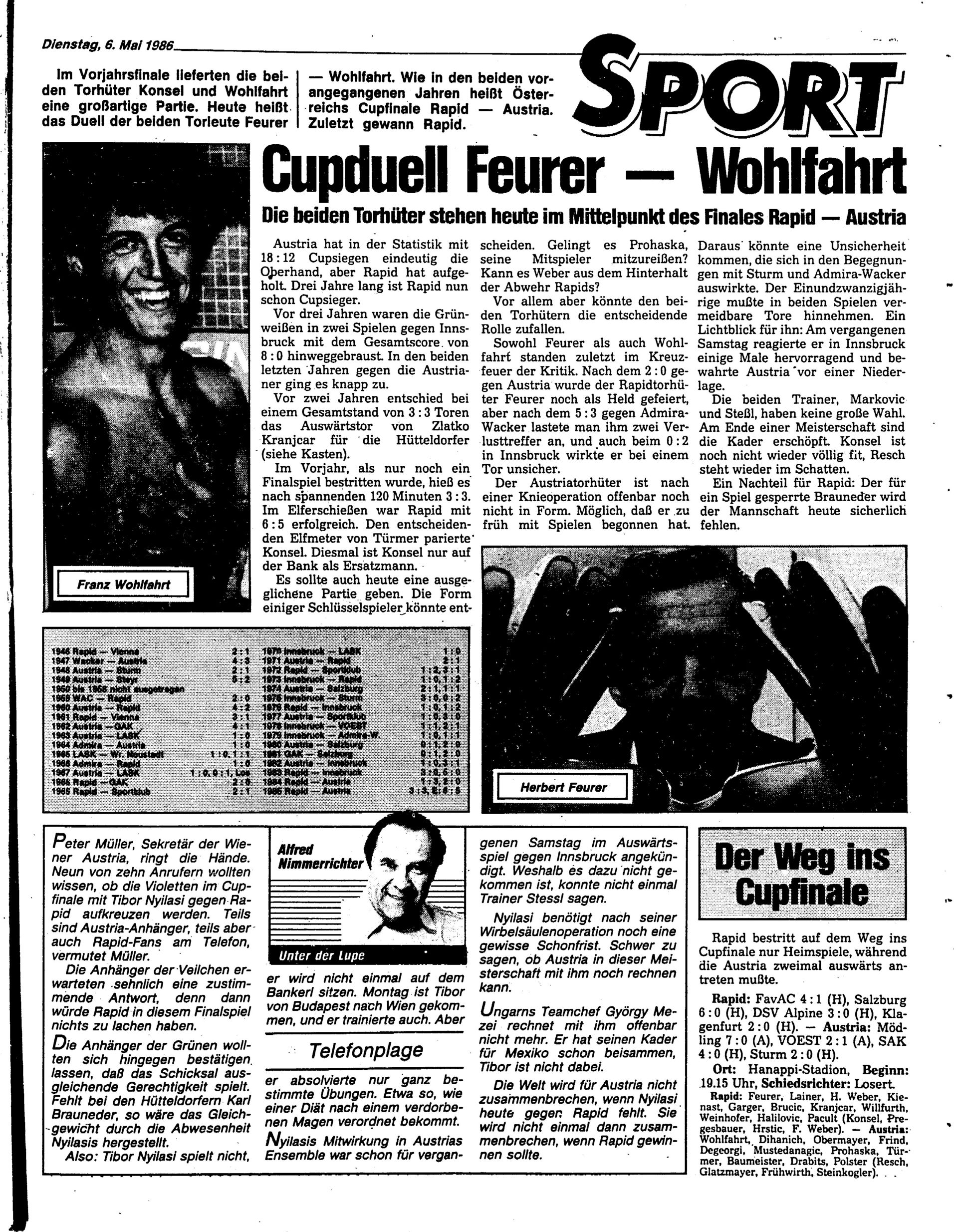 Ausgabe Di. 06.05.1986, Seite 21