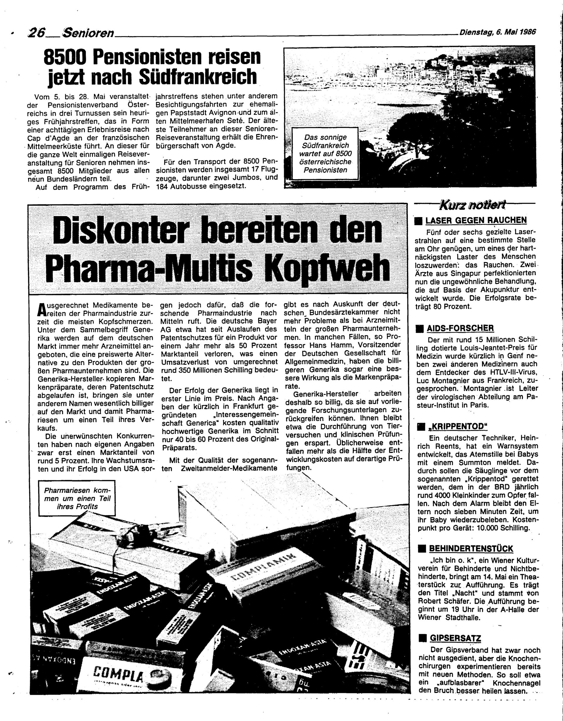 Ausgabe Di. 06.05.1986, Seite 26