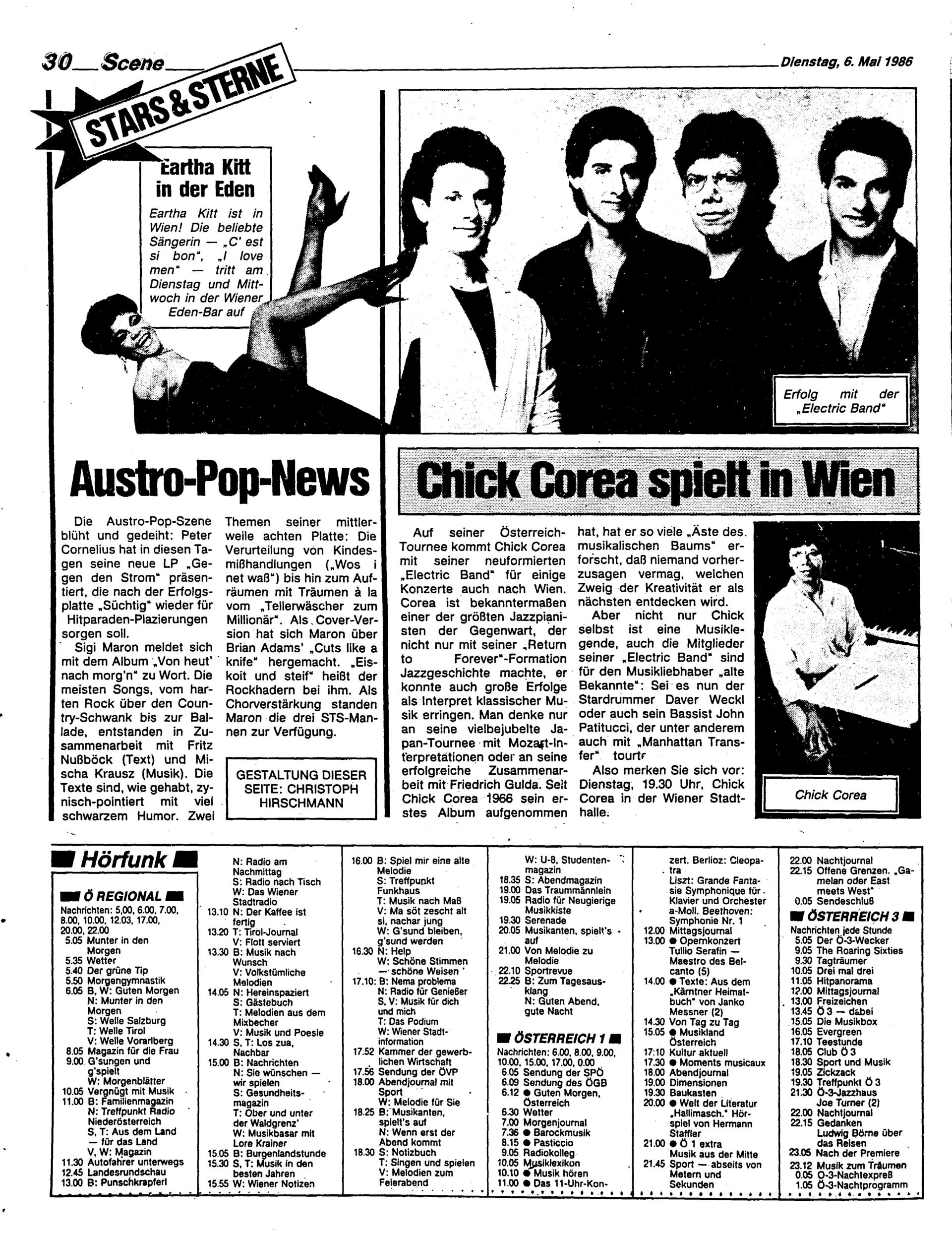 Ausgabe Di. 06.05.1986, Seite 30