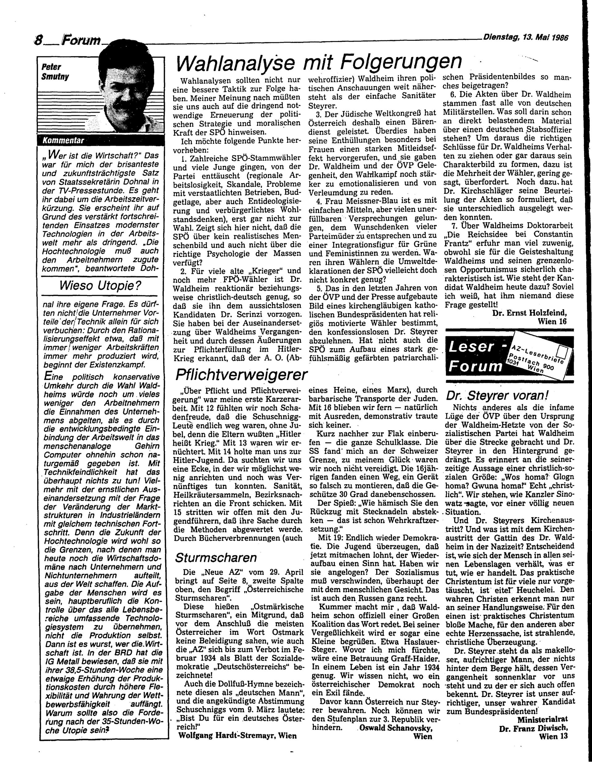 Ausgabe Di. 13.05.1986, Seite 8