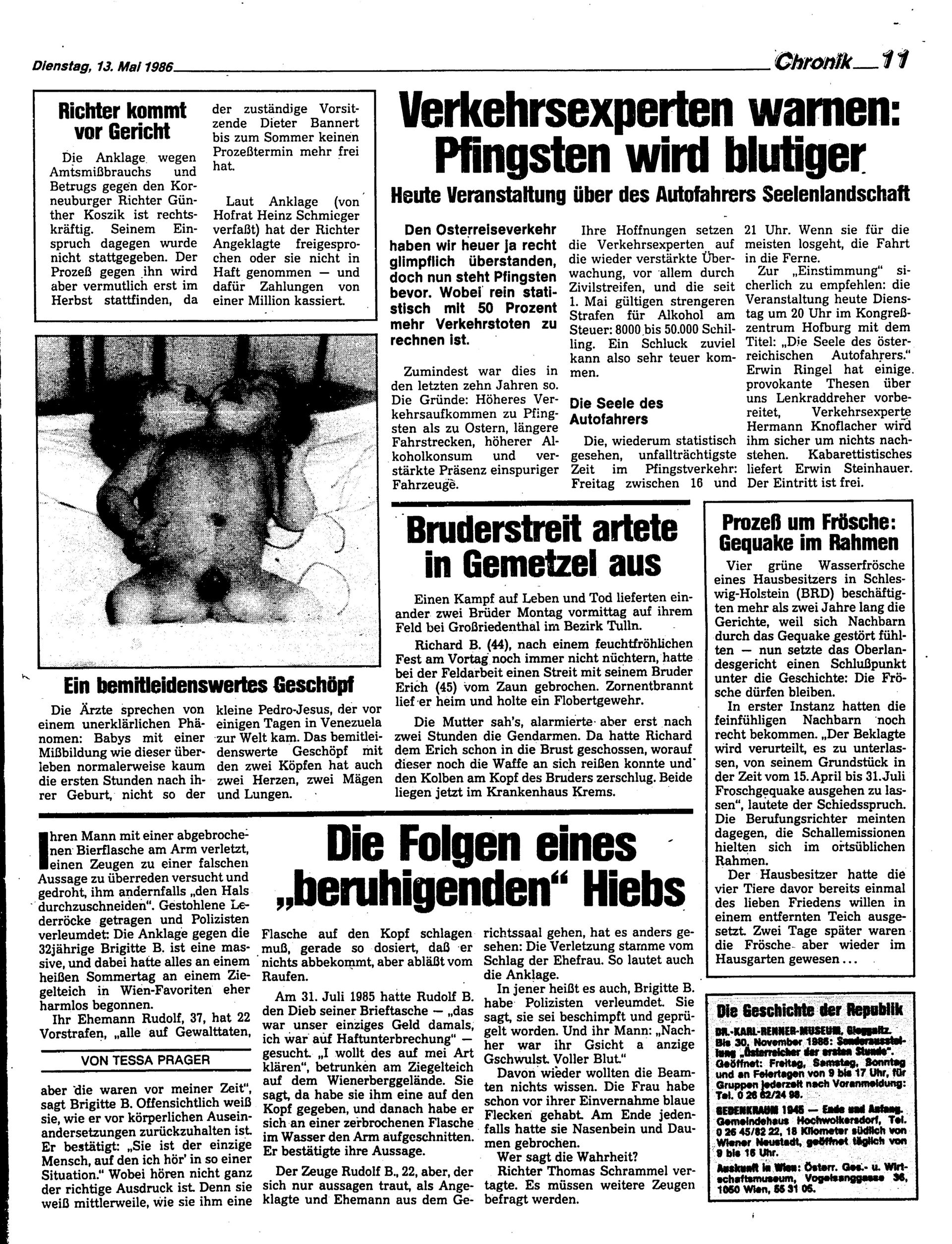 Ausgabe Di. 13.05.1986, Seite 11