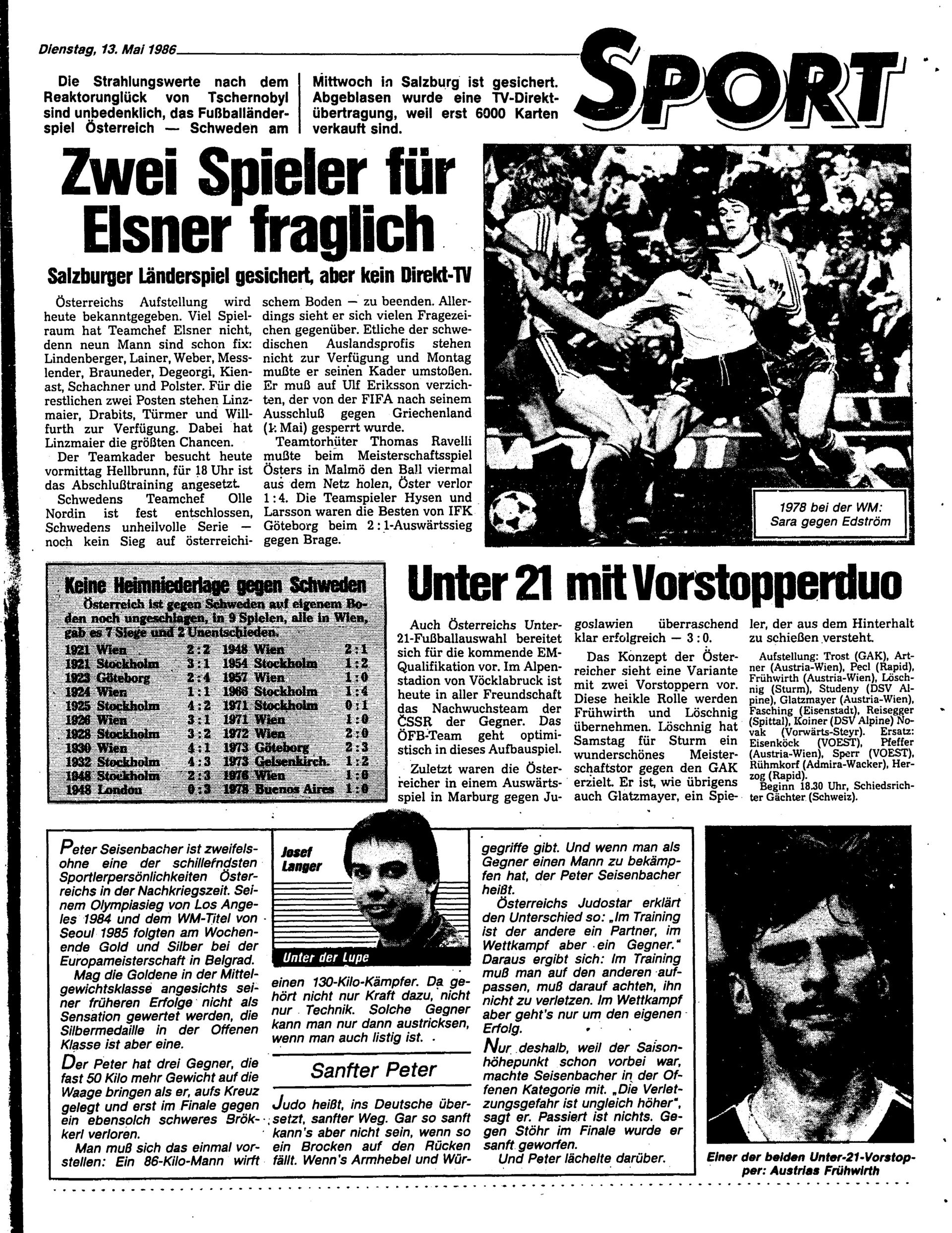 Ausgabe Di. 13.05.1986, Seite 21