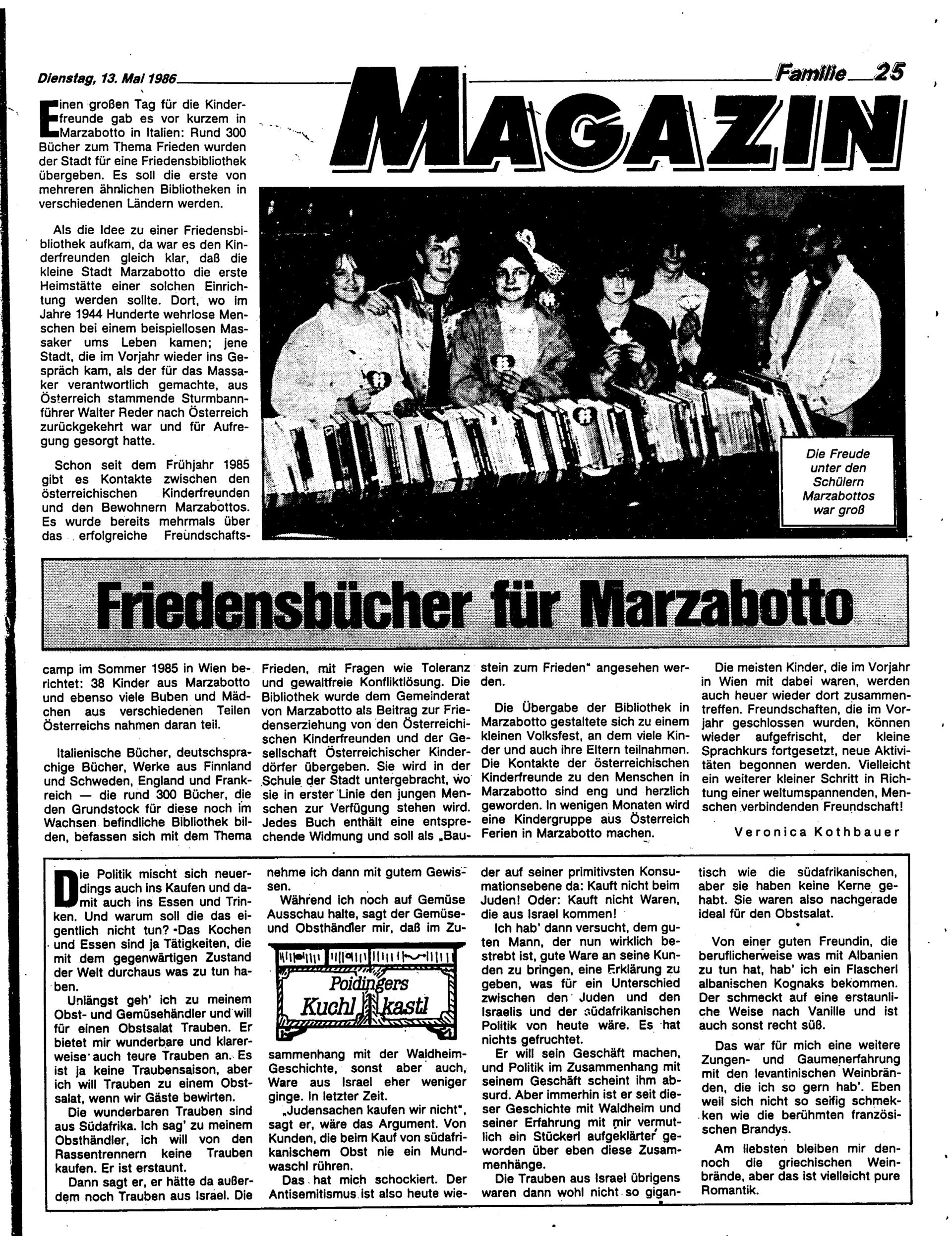 Ausgabe Di. 13.05.1986, Seite 25