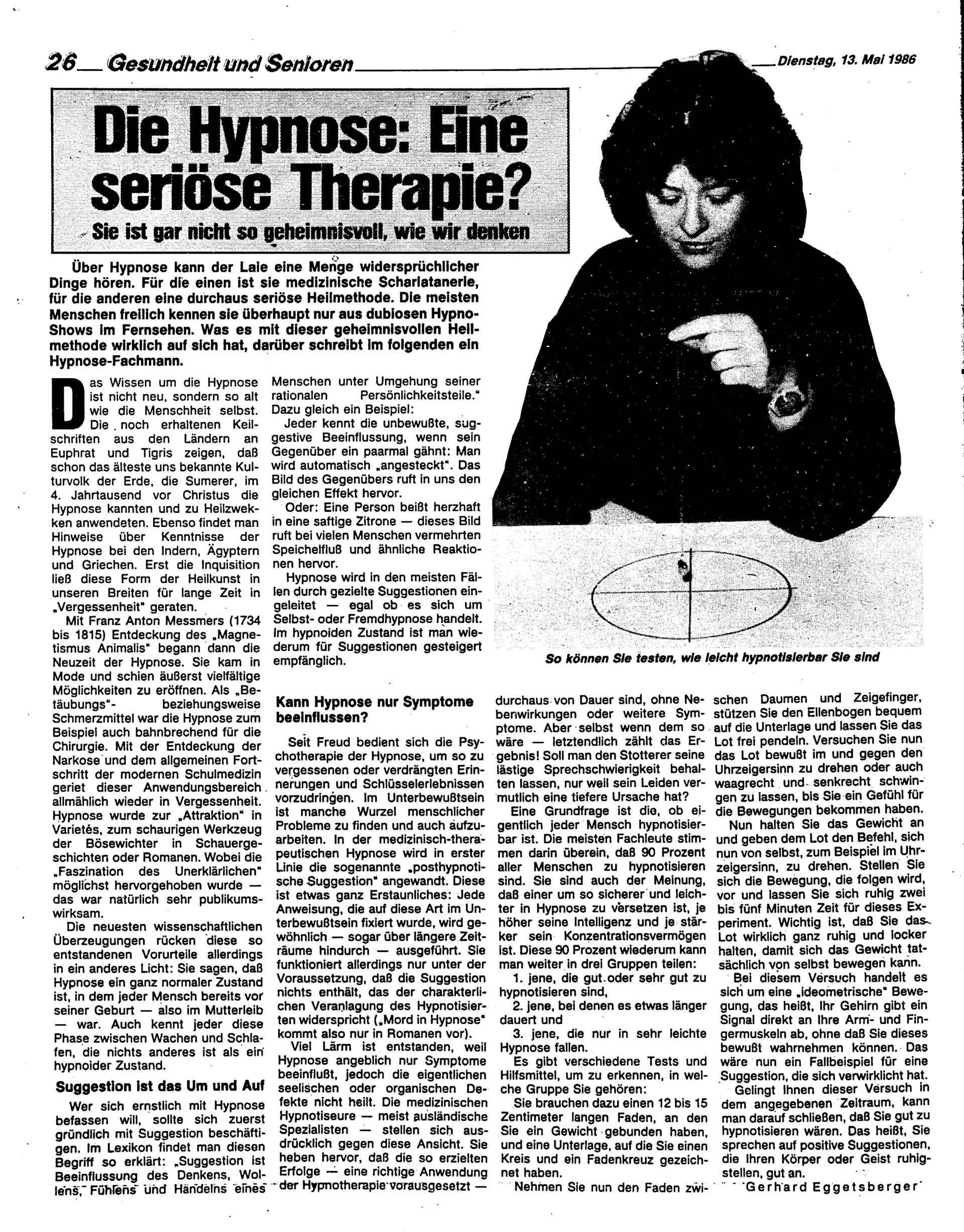 Ausgabe Di. 13.05.1986, Seite 26