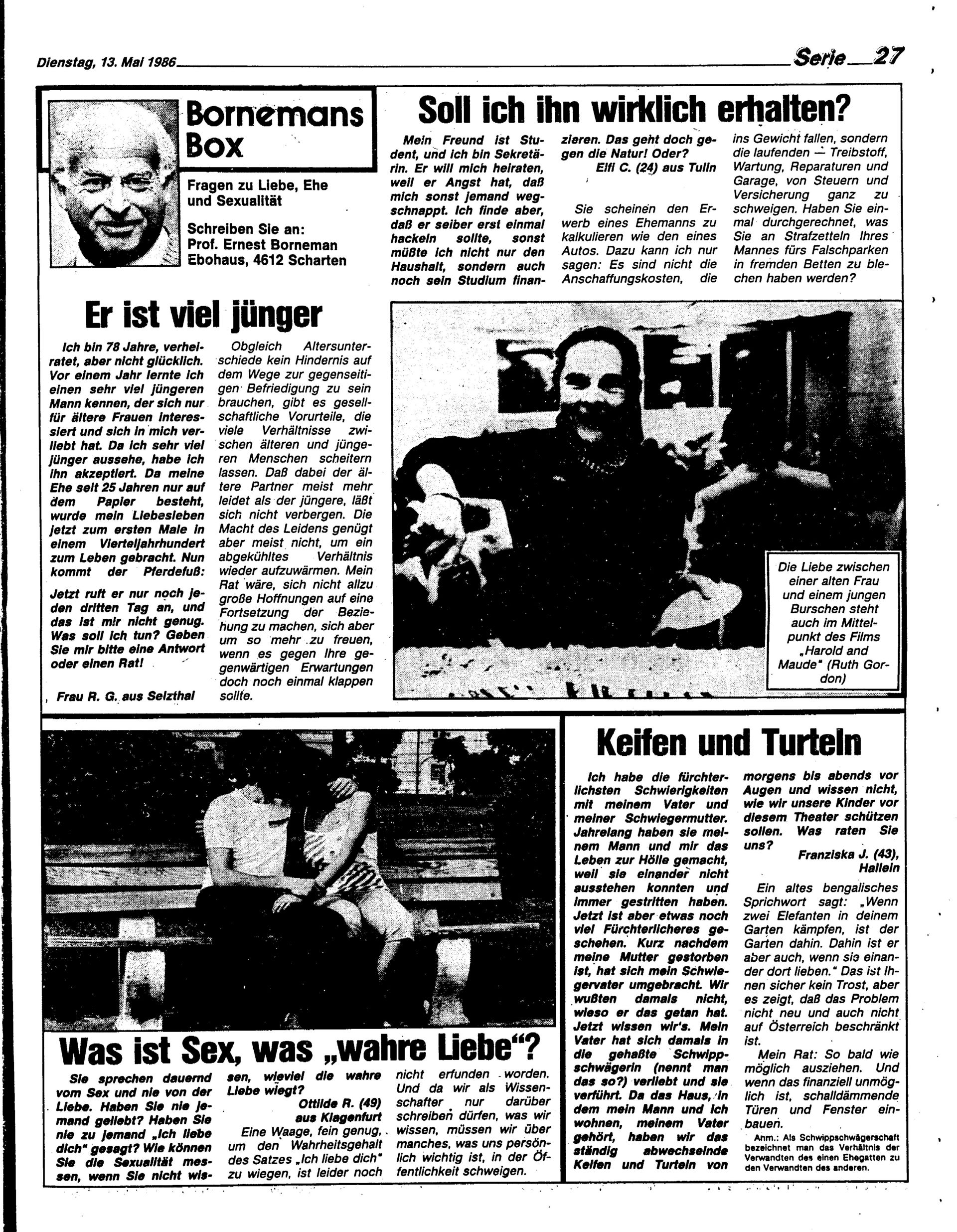 Ausgabe Di. 13.05.1986, Seite 27