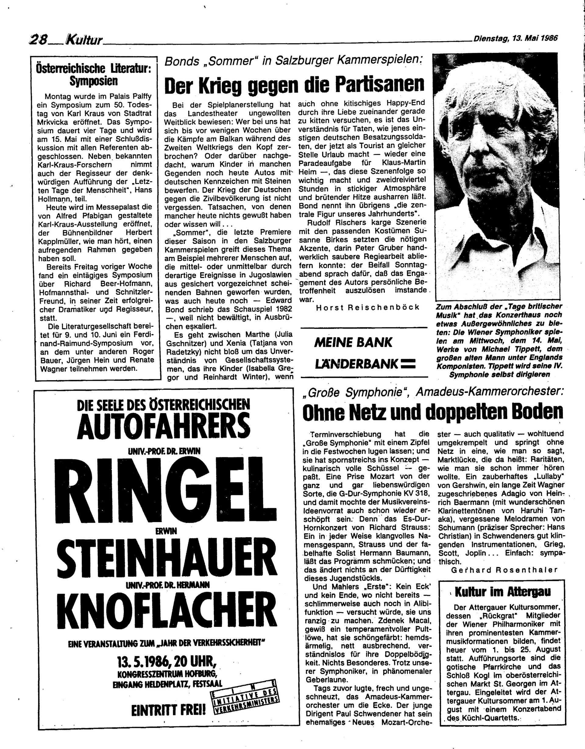 Ausgabe Di. 13.05.1986, Seite 28