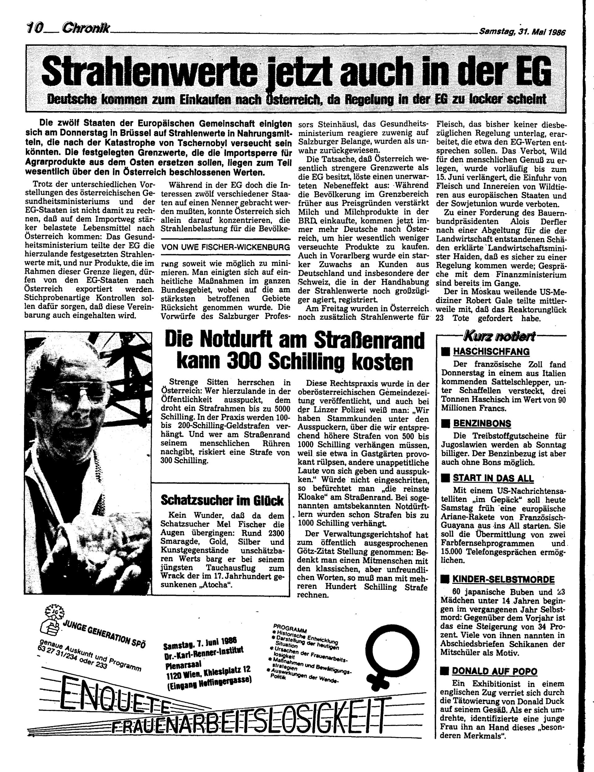 Ausgabe Sa. 31.05.1986, Seite 10