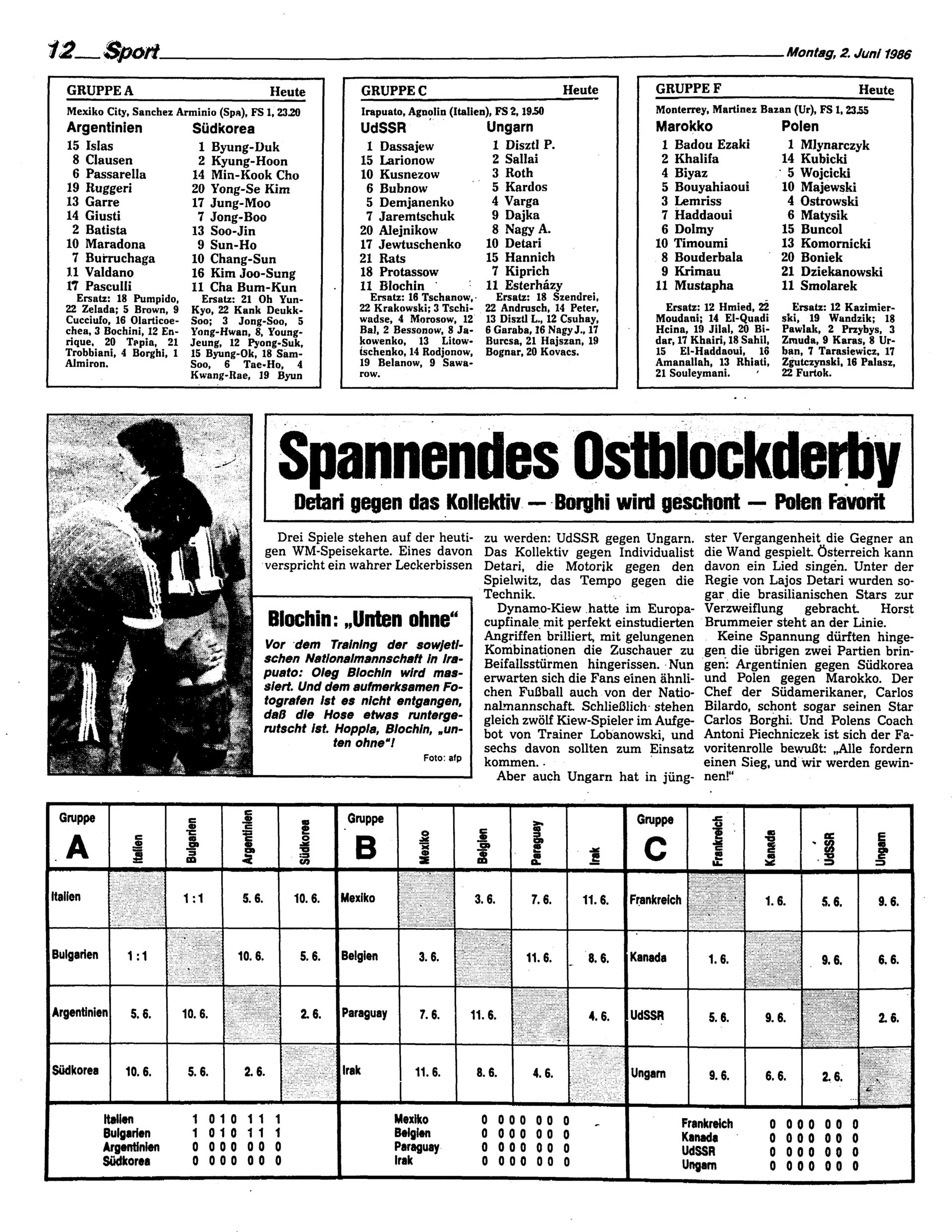 Ausgabe Mo. 02.06.1986, Seite 12
