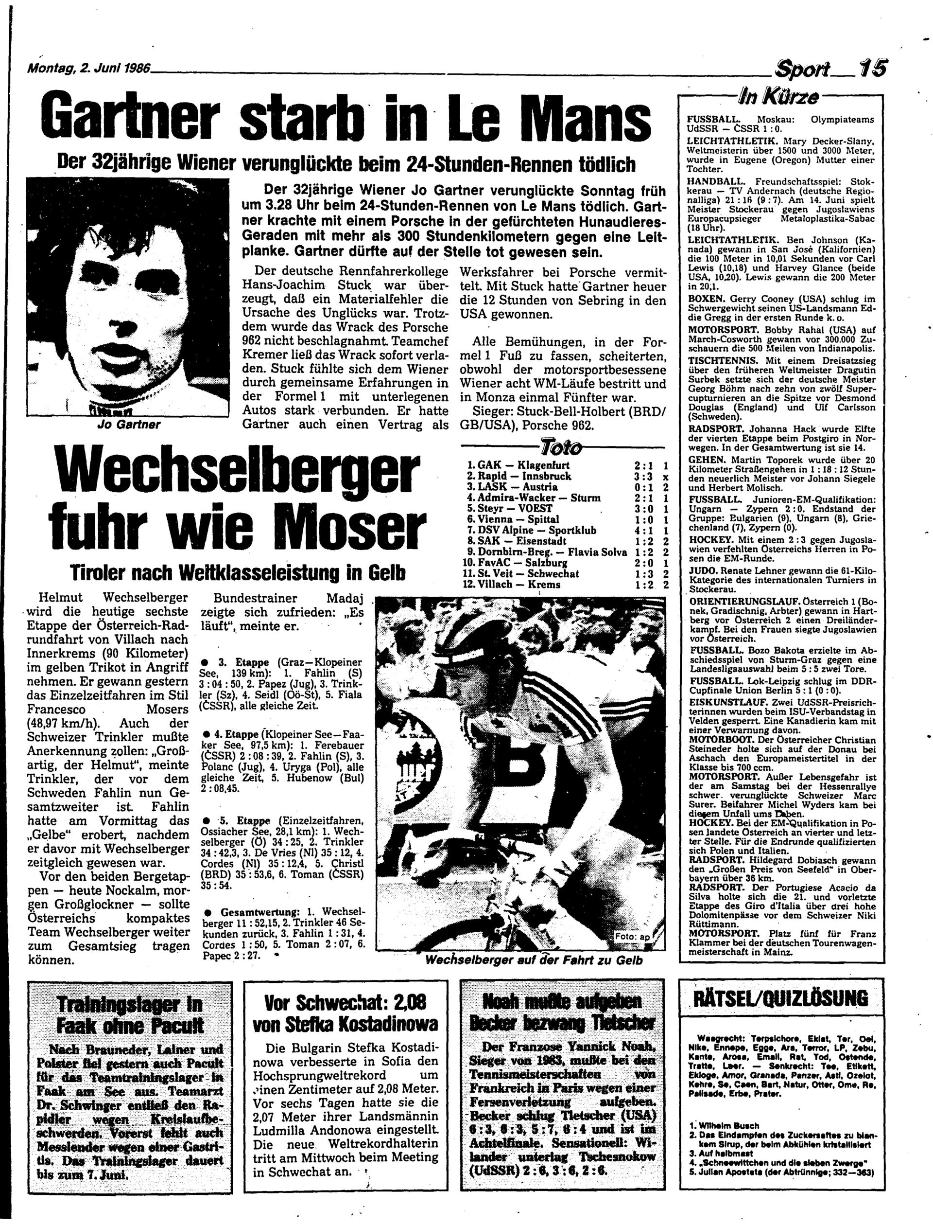 Ausgabe Mo. 02.06.1986, Seite 15