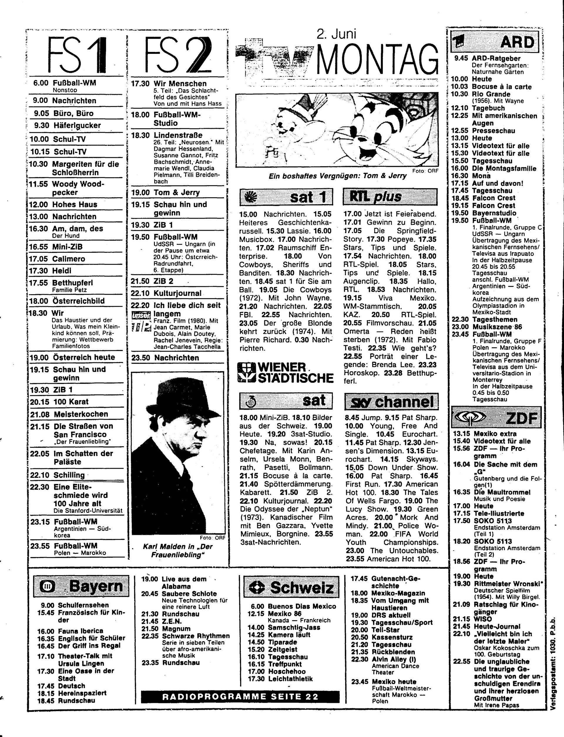 Ausgabe Mo. 02.06.1986, Seite 24