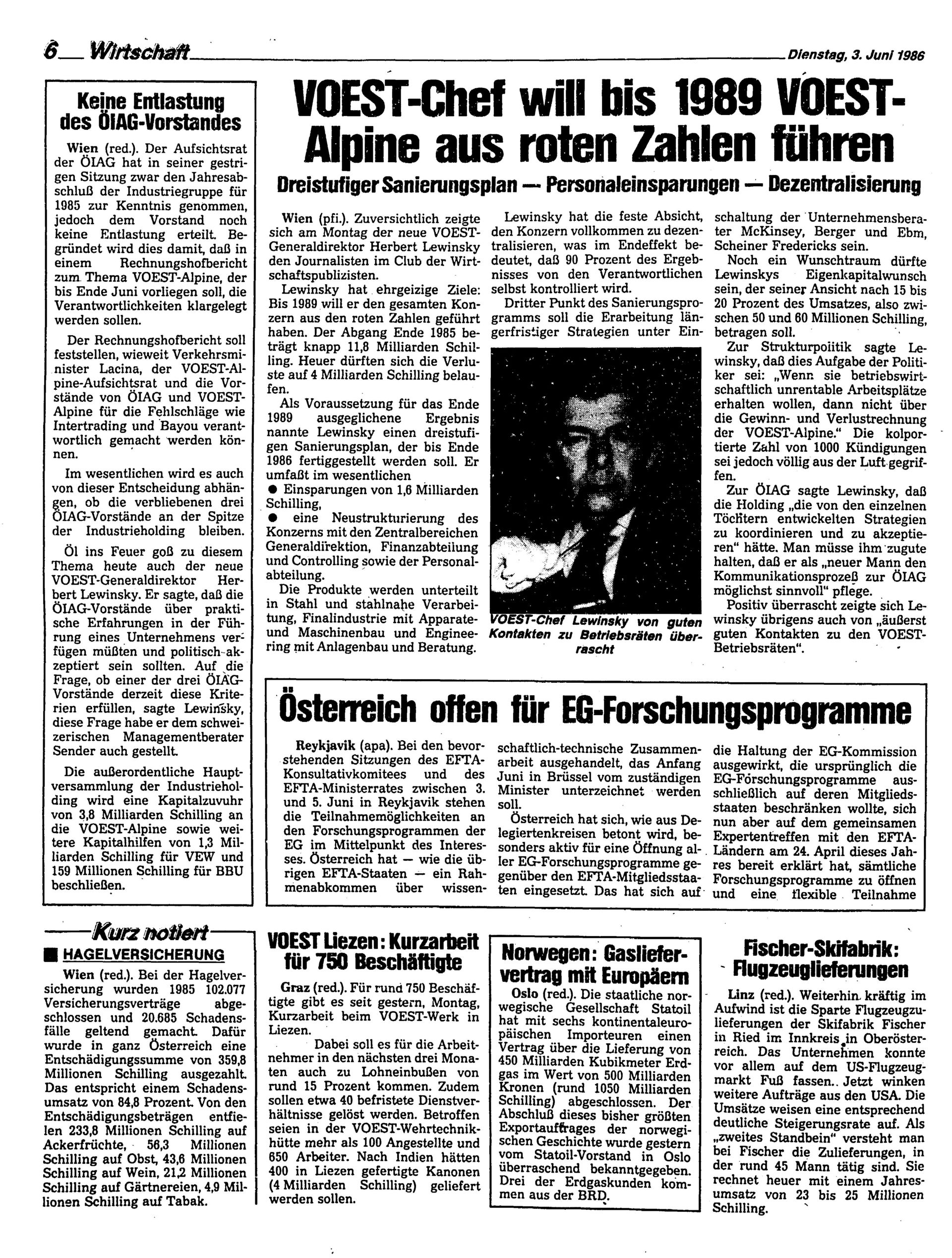 Ausgabe Di. 03.06.1986, Seite 6